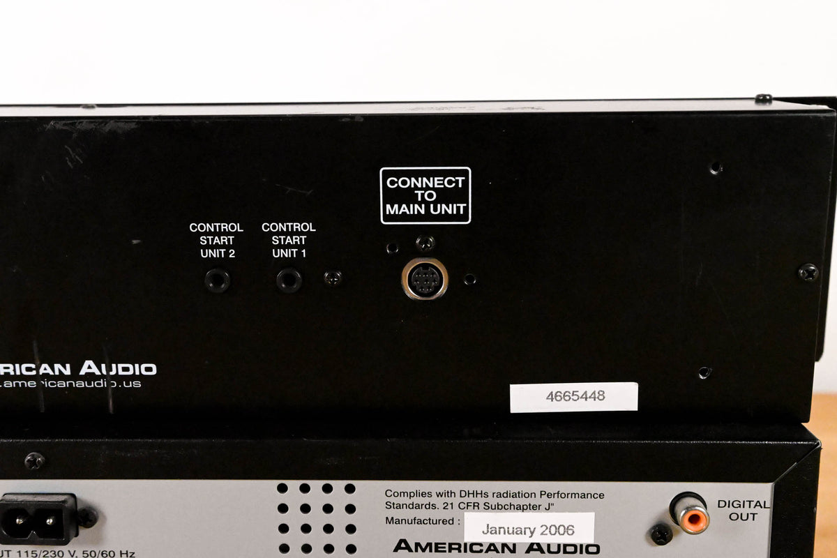 American Audio DCD-PRO310 Professional Dual CD Player