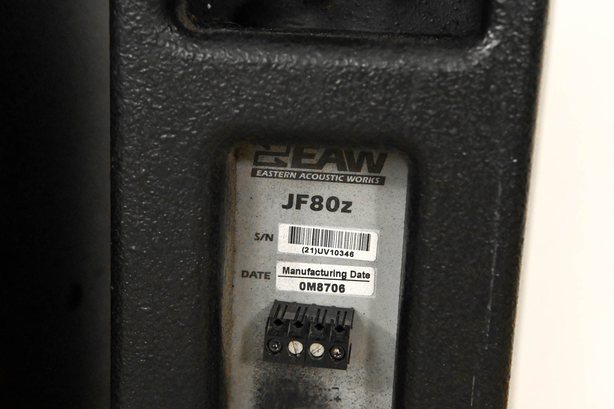 EAW JF80z Compact Two-Way Full Range Passive Loudspeaker (PAIR)