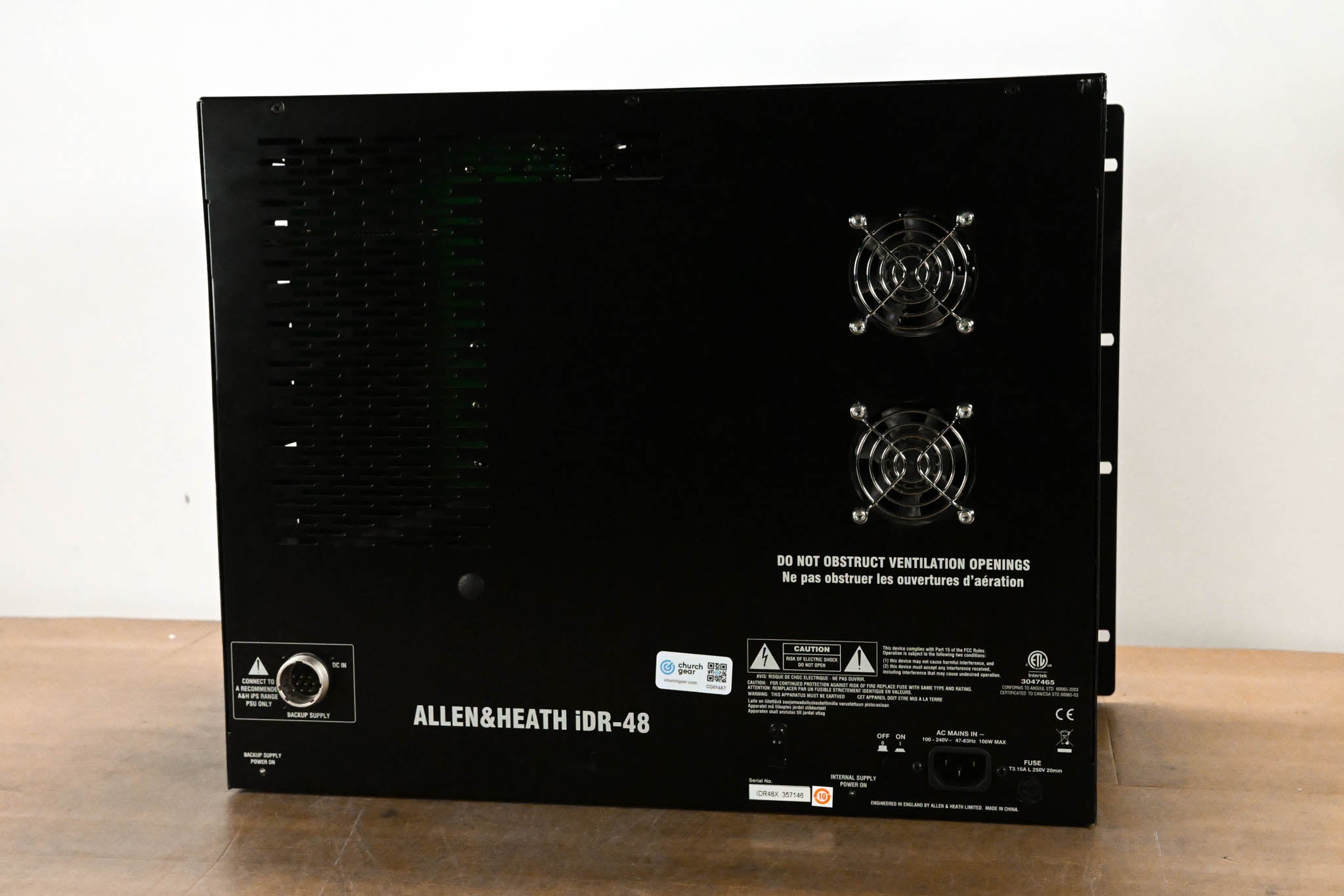 Allen & Heath iDR-48 48-In, 24-Out Audio Stage Box