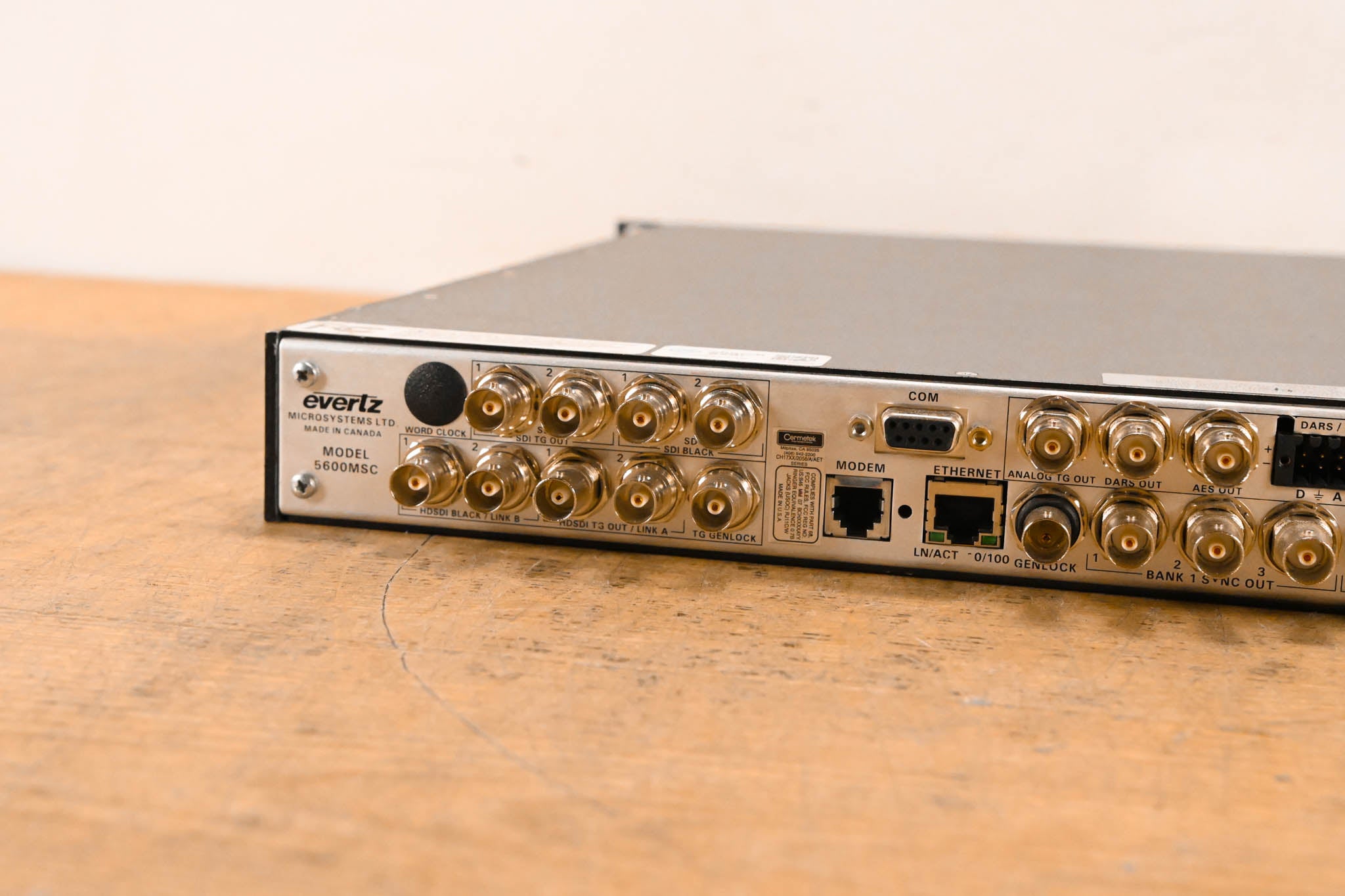 Evertz 5600MSC Master Clock/SPG