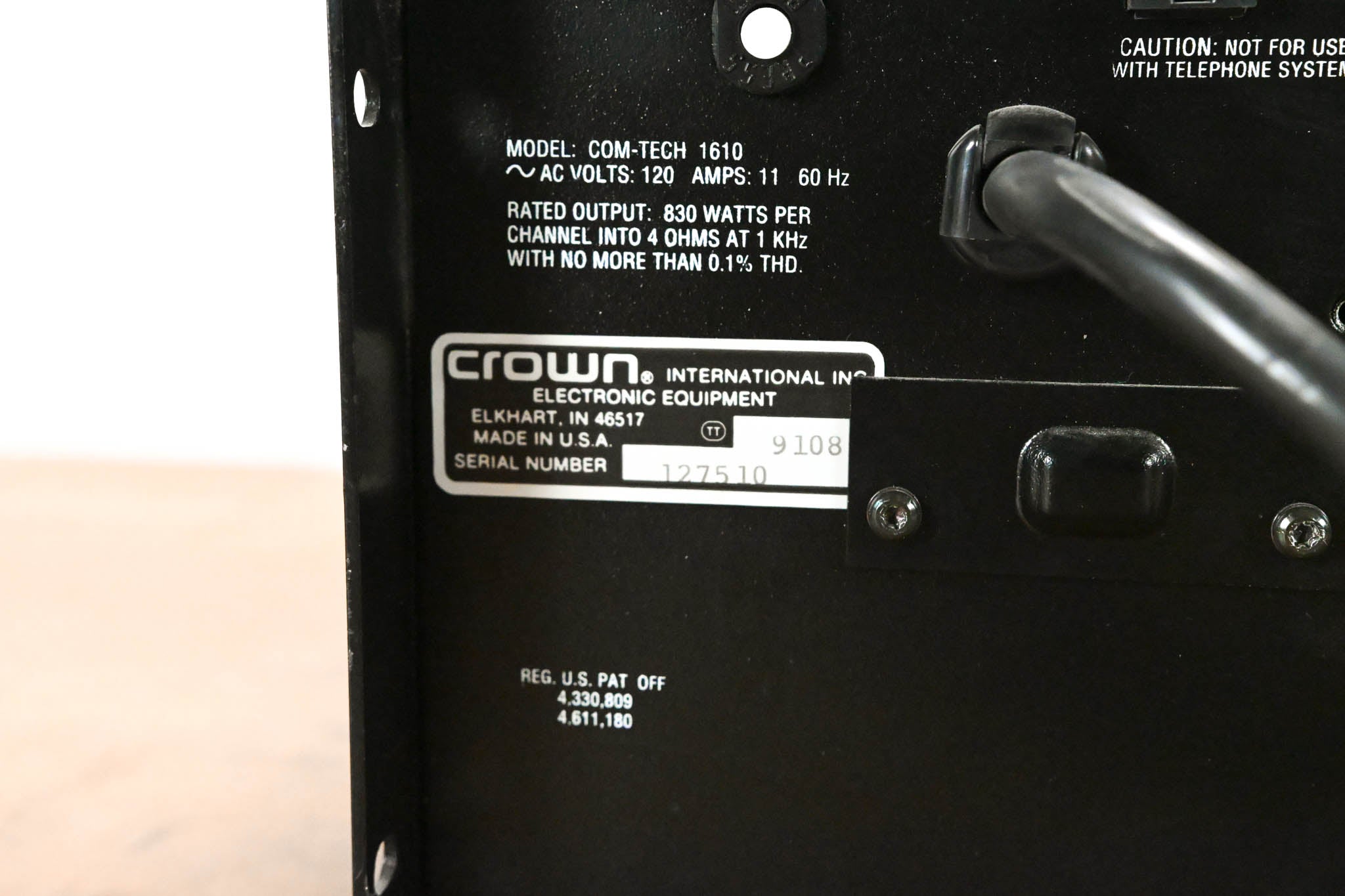 Crown Com-Tech 1610 2-Channel Power Amplifier