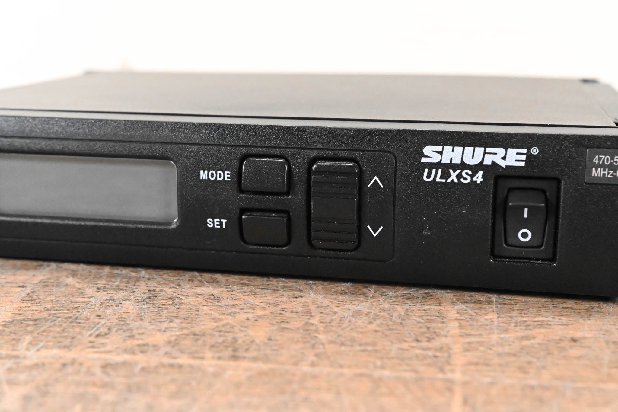 Shure ULXS4 Wireless Receiver - G3 Band: 470-506 MHz (NO POWER SUPPLY)