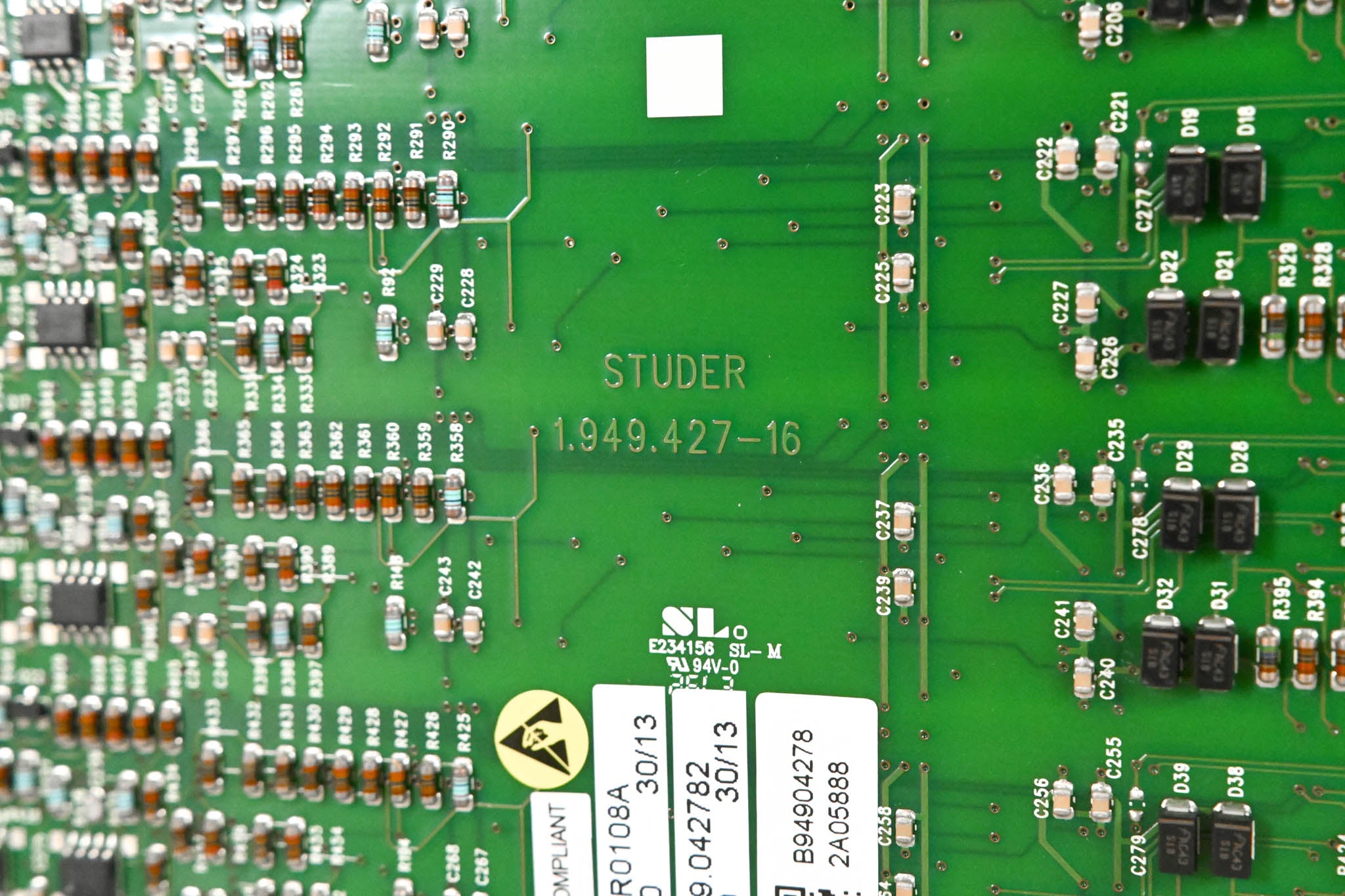 Studer Mic/Line In Card for D21m Modular I/O System