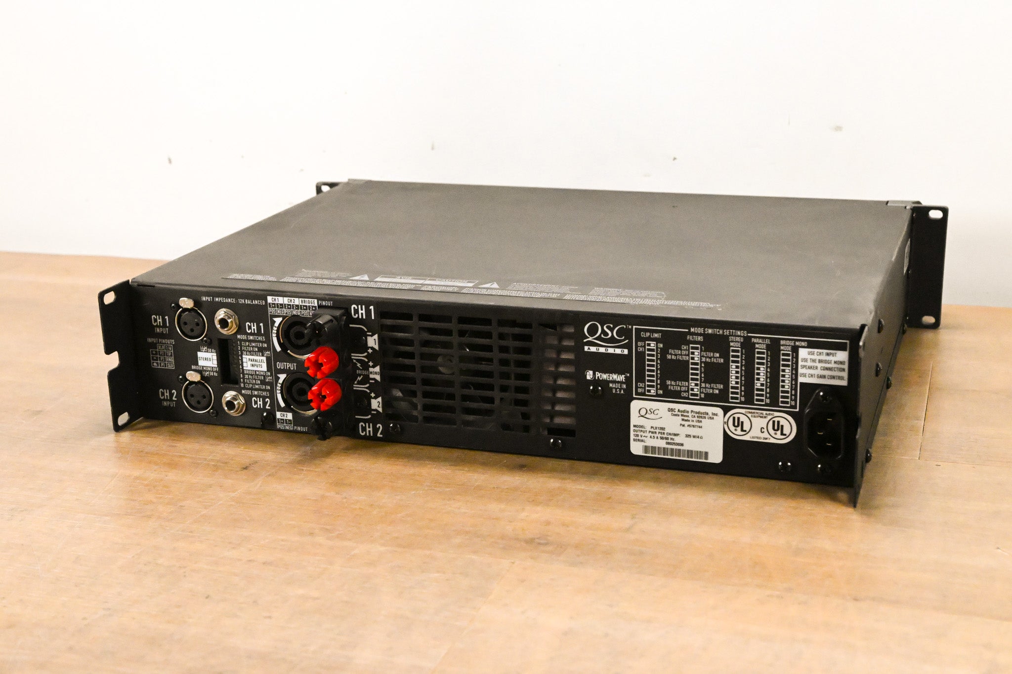 QSC PLX1202 2-Channel Power Amplifier