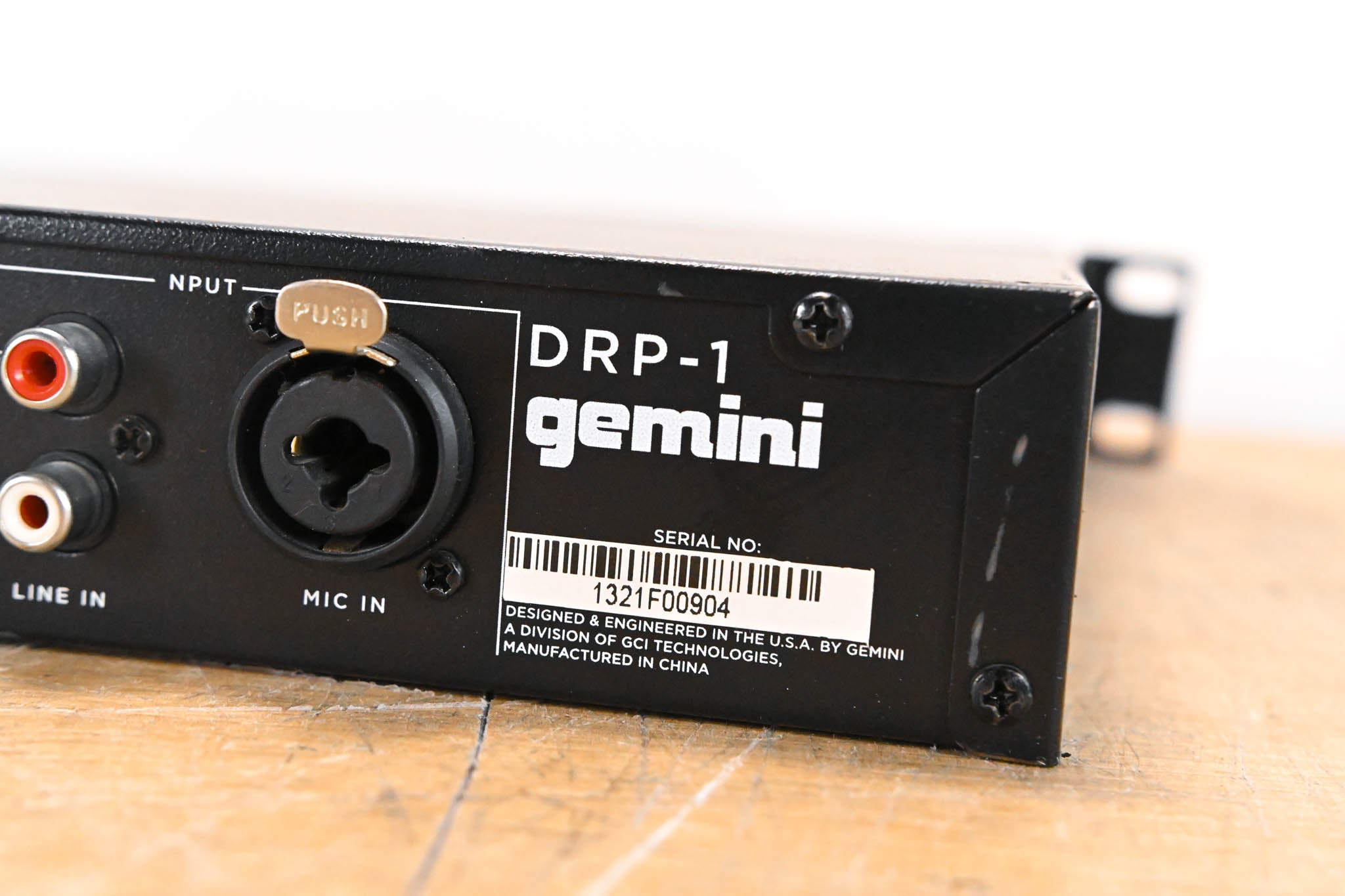 Gemini DRP-1 Rack Mount Digital Recorder
