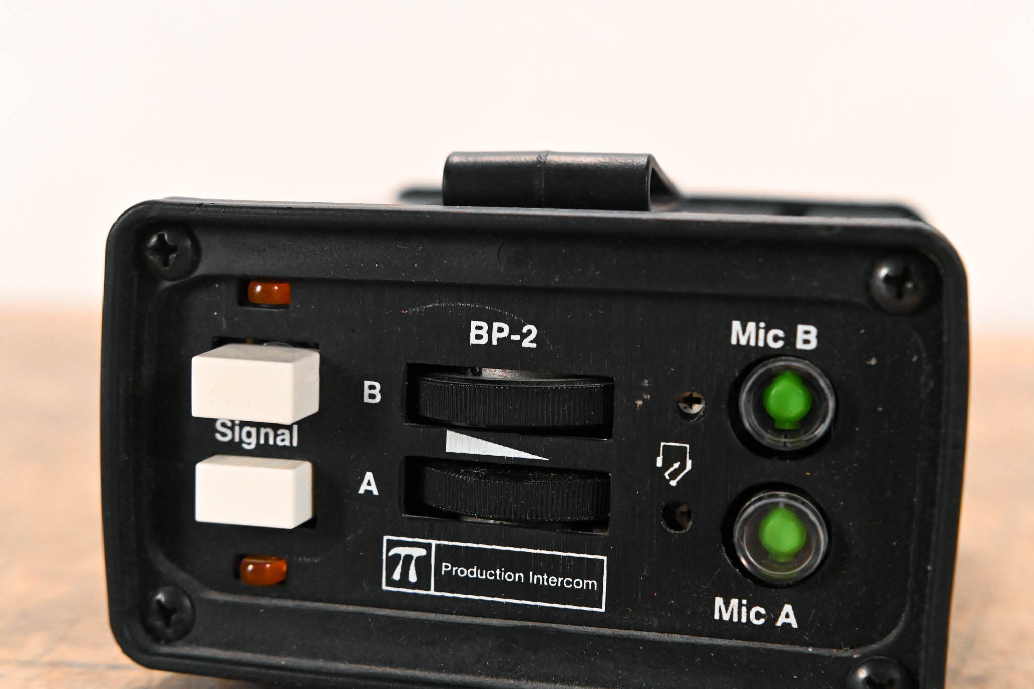 Production Intercom BP-2 2-Channel Headset Station Belt Pack