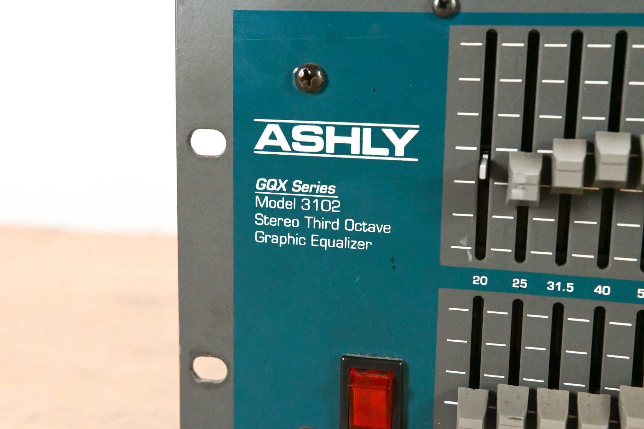 Ashly GQX-3102 2-Channel 31-Band Graphic Equalizer