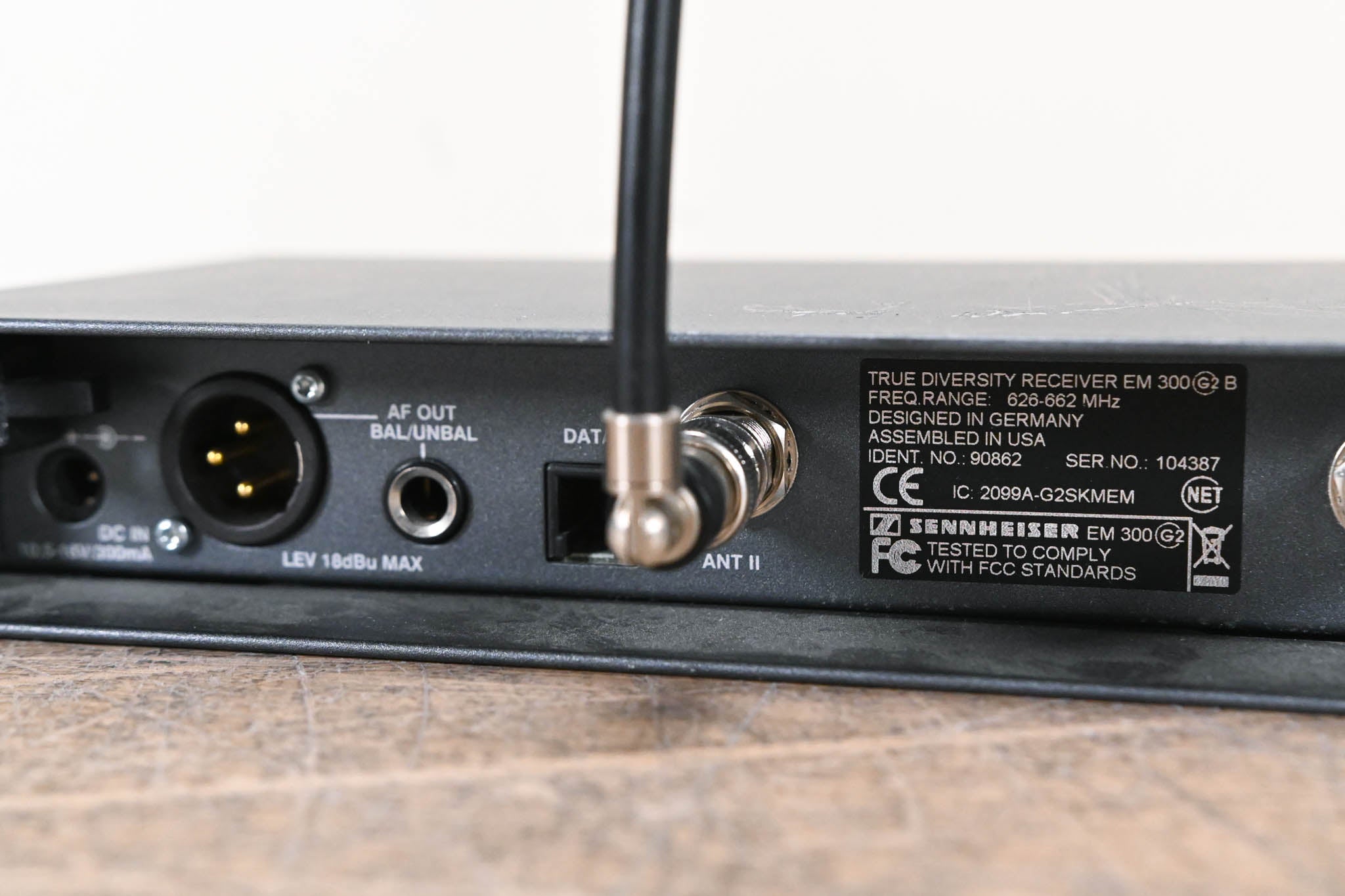 Sennheiser EM 300 G2 Wireless Receiver - 626-662 MHz (NO POWER SUPPLY)