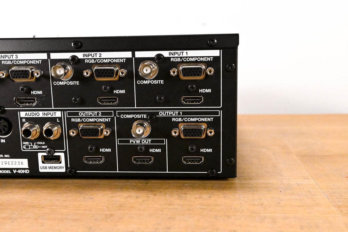 Roland V-40HD Multi-Format Video Switcher (NO POWER SUPPLY)