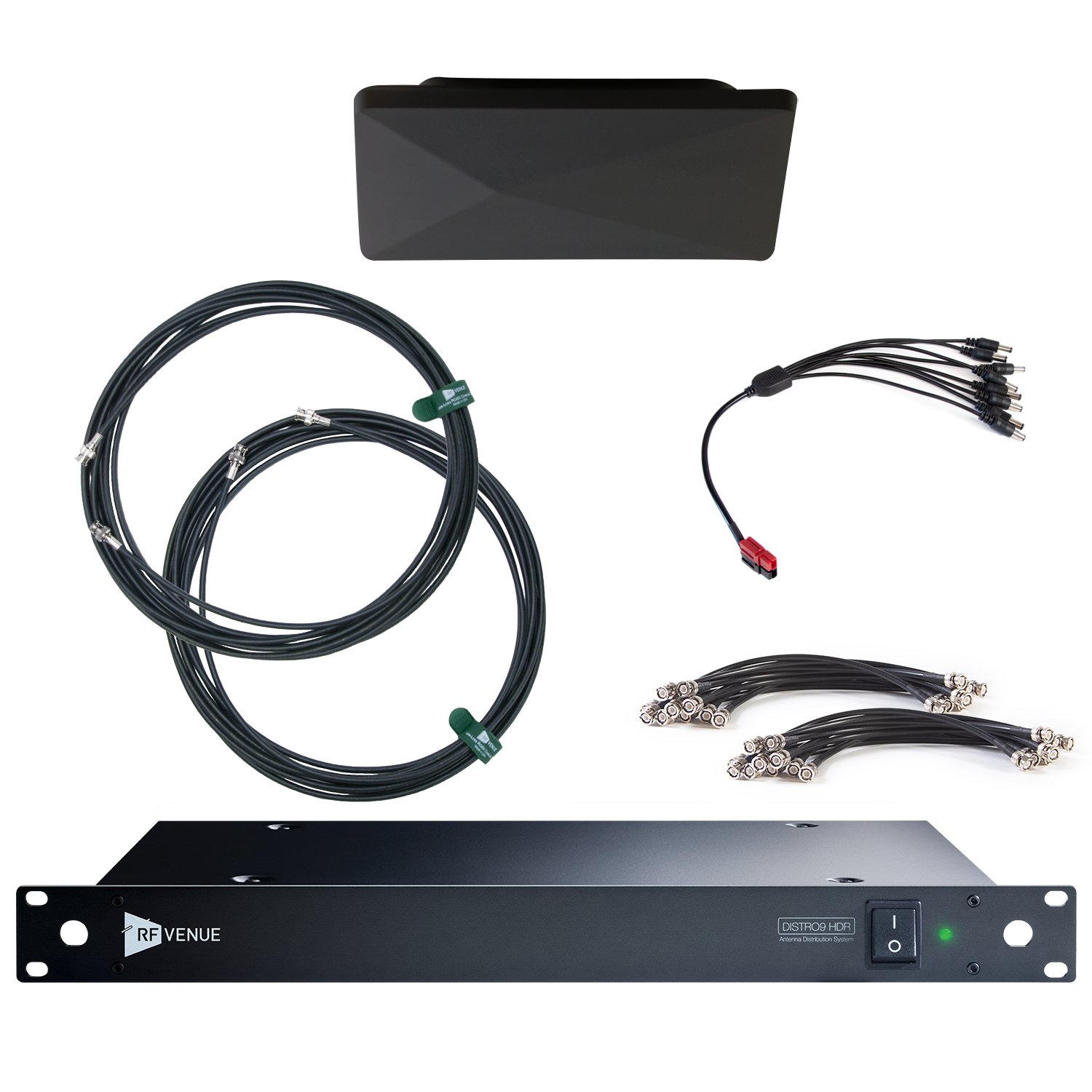 9 Channel Wireless Microphone Upgrade Pack with Diversity Architectural Antenna