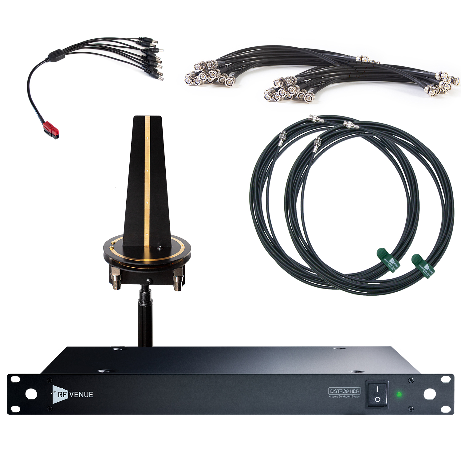 9 Channel Wireless Microphone Upgrade Pack with Diversity Omnidirectional Antenna