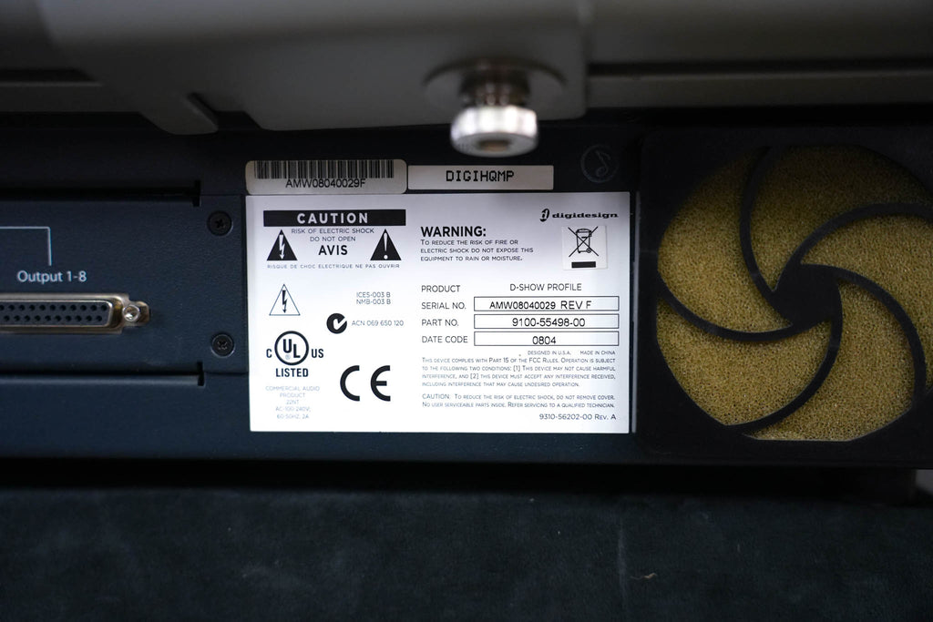 Digidesign D-Show Profile Digital Mixing Console with Mix Rack CG01D15