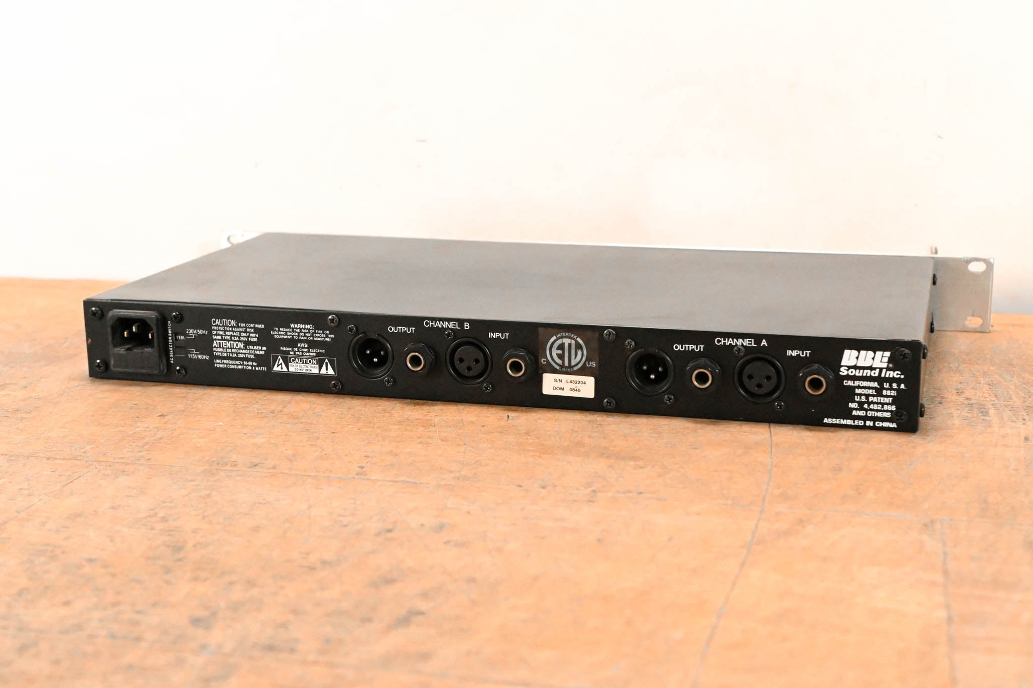 BBE 882i Sonic Maximizer 2-Channel Signal Processor