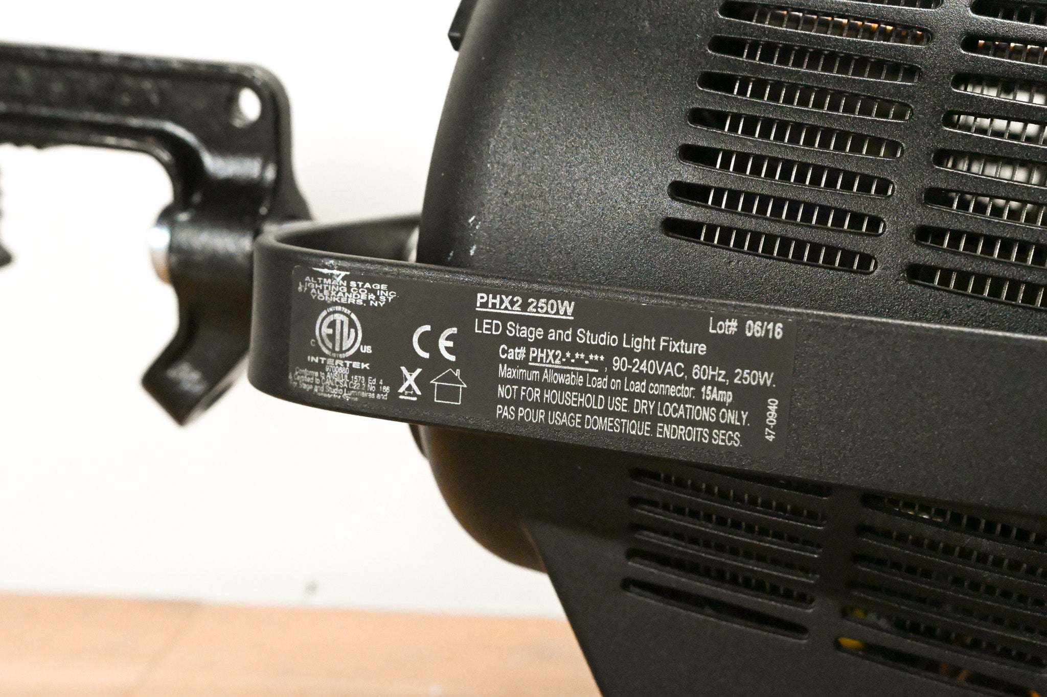 Altman PHX 250W 3000K LED Profile Spot 19 Degree Ellipsoidal Light