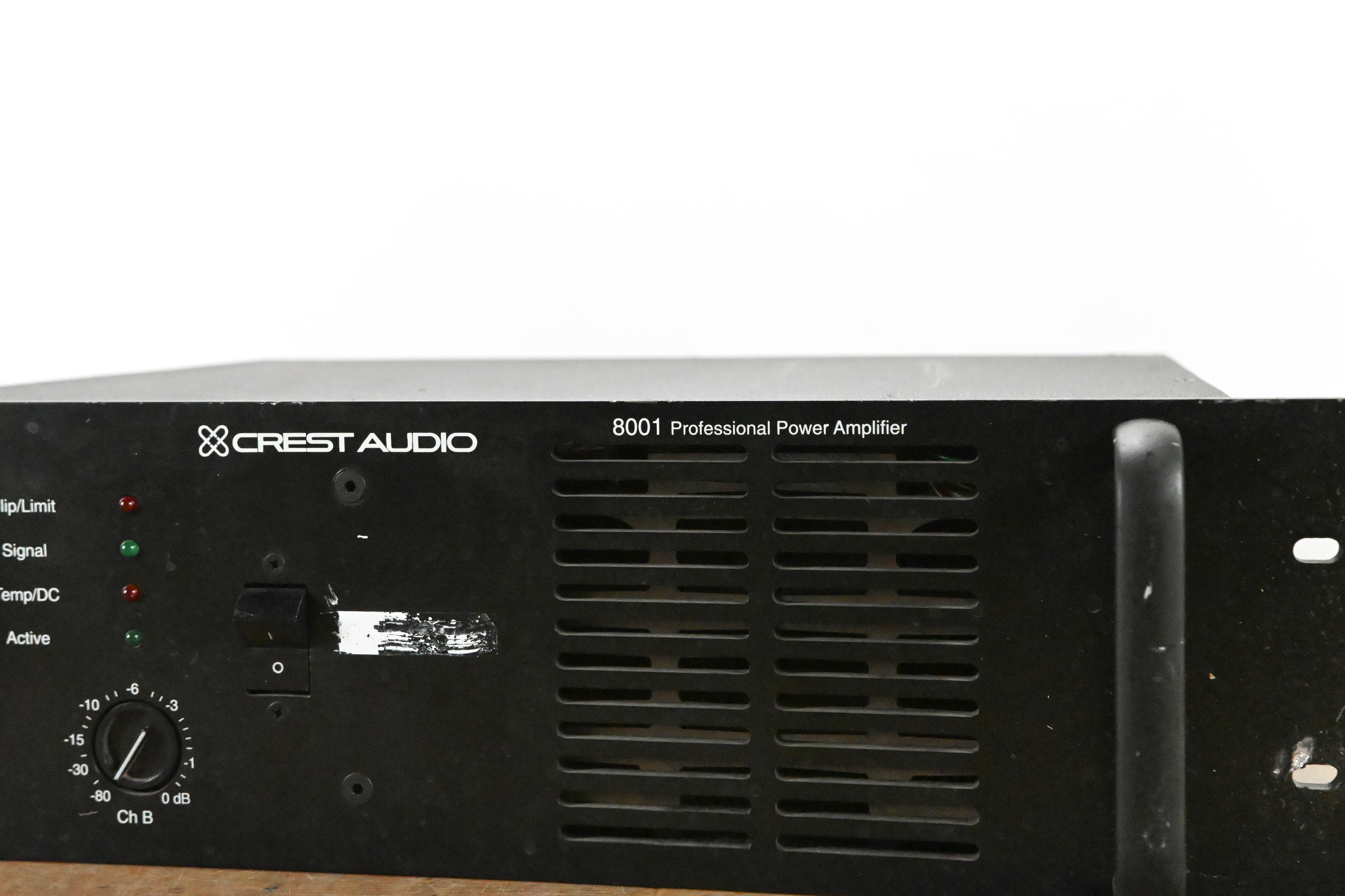 Crest Audio 8001 2-Channel Power Amplifier