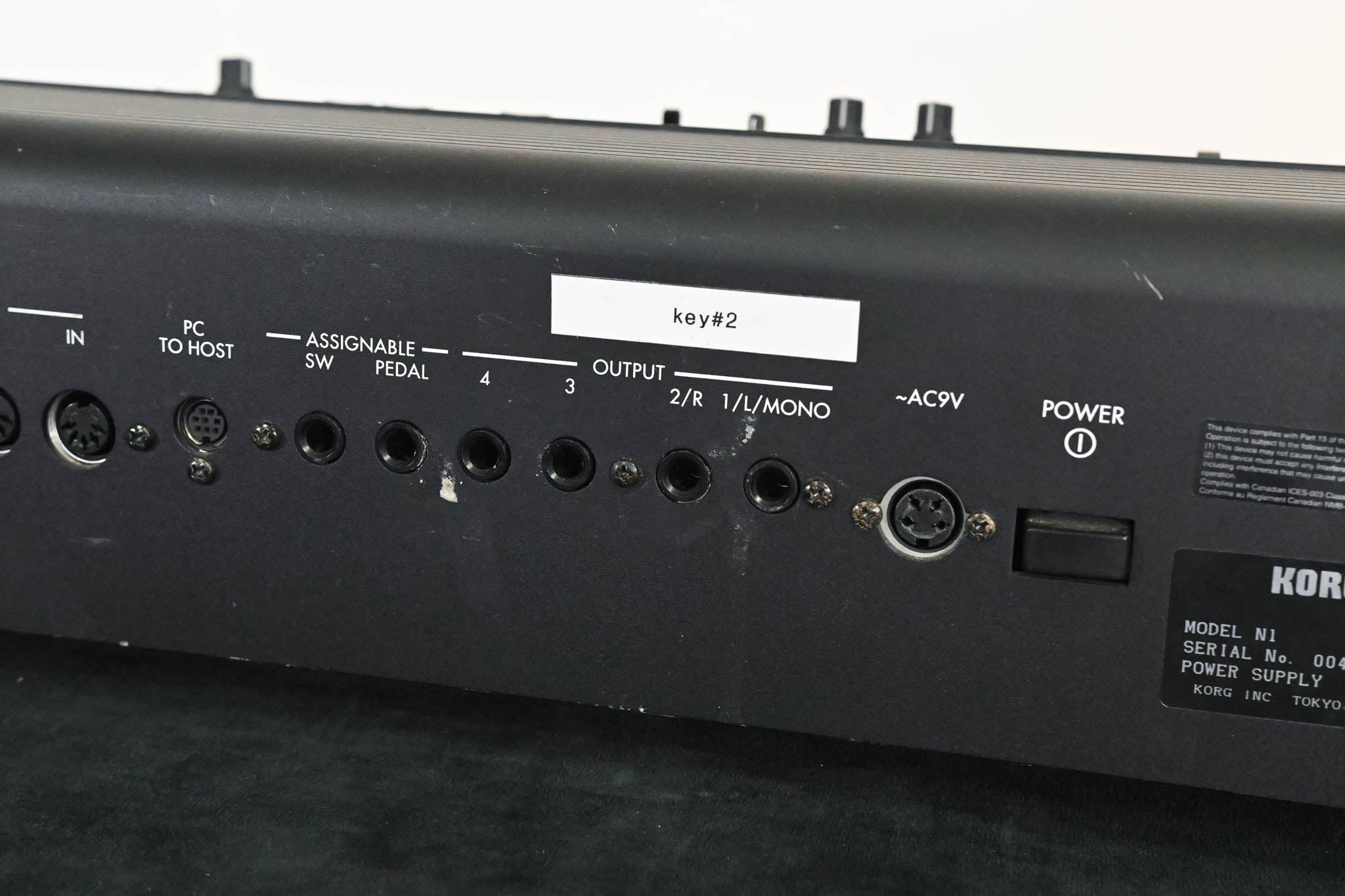 Korg N1 88-Note Weighted-Key Music Synthesizer (NO PSU)