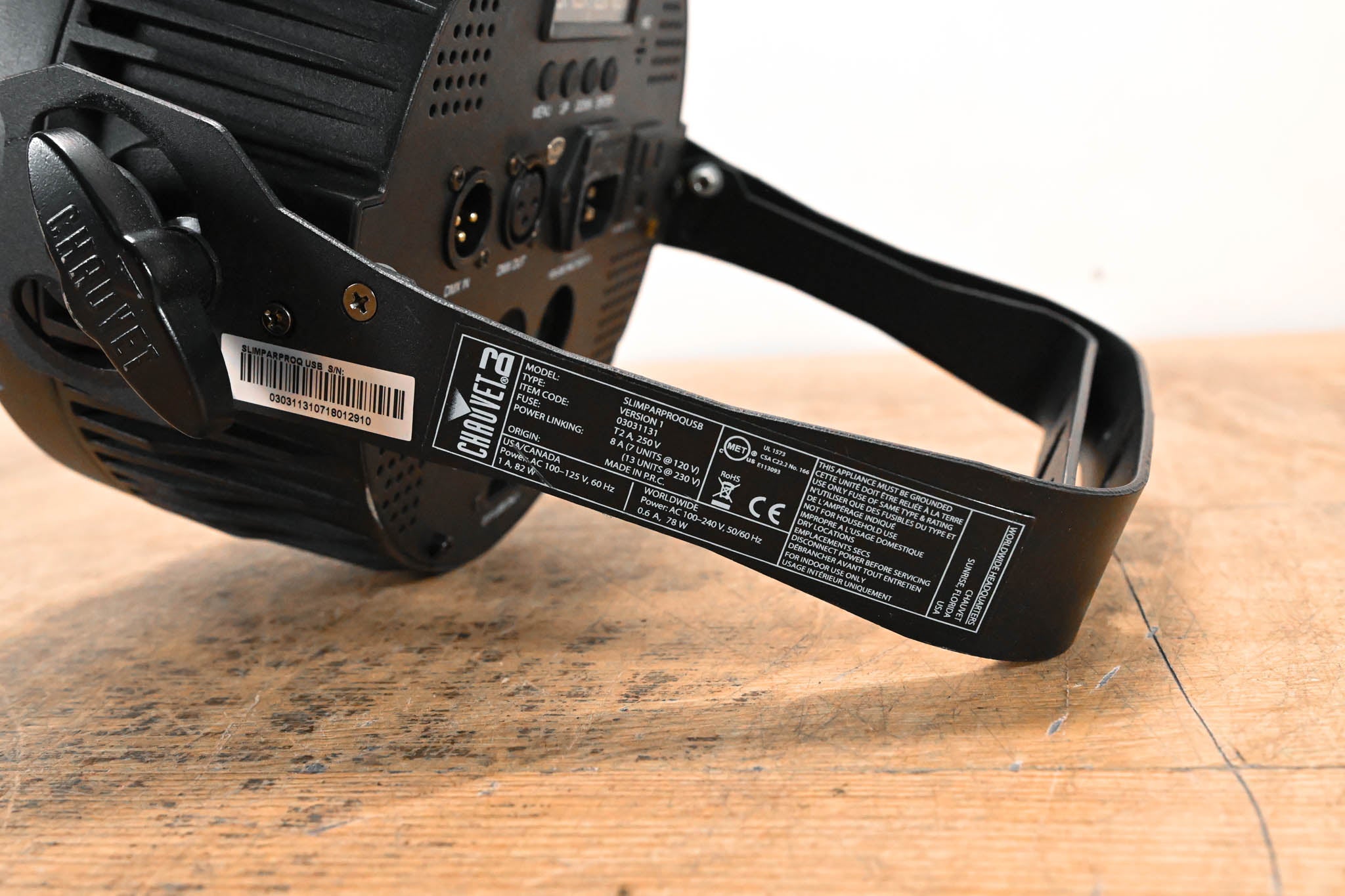 Chauvet SlimPAR Pro Q USB RGBA LED Low-Profile Par Wash Light