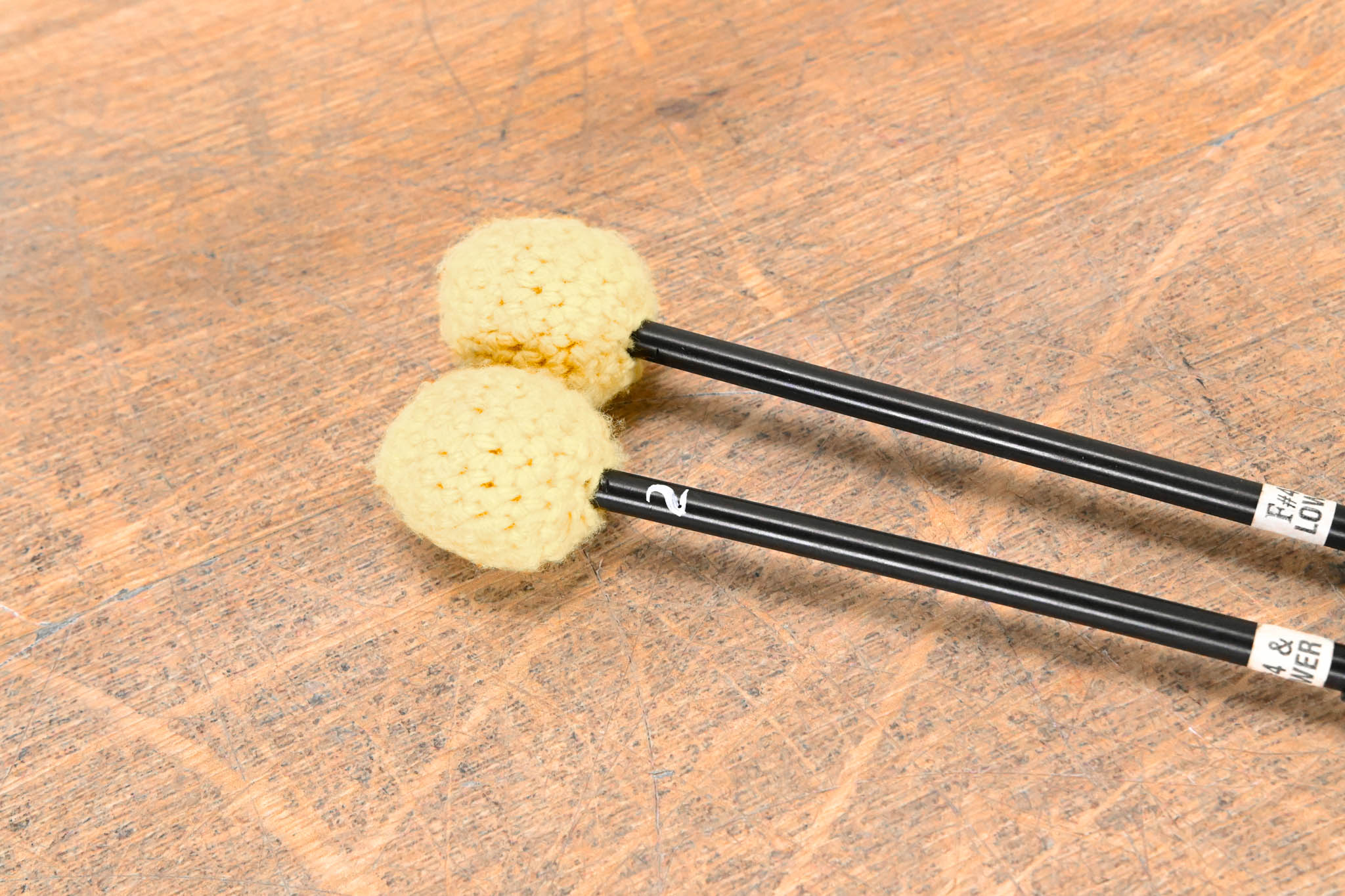 Malmark MH10 Small Yellow Mallet for Handbells C4-F#4 (PAIR)