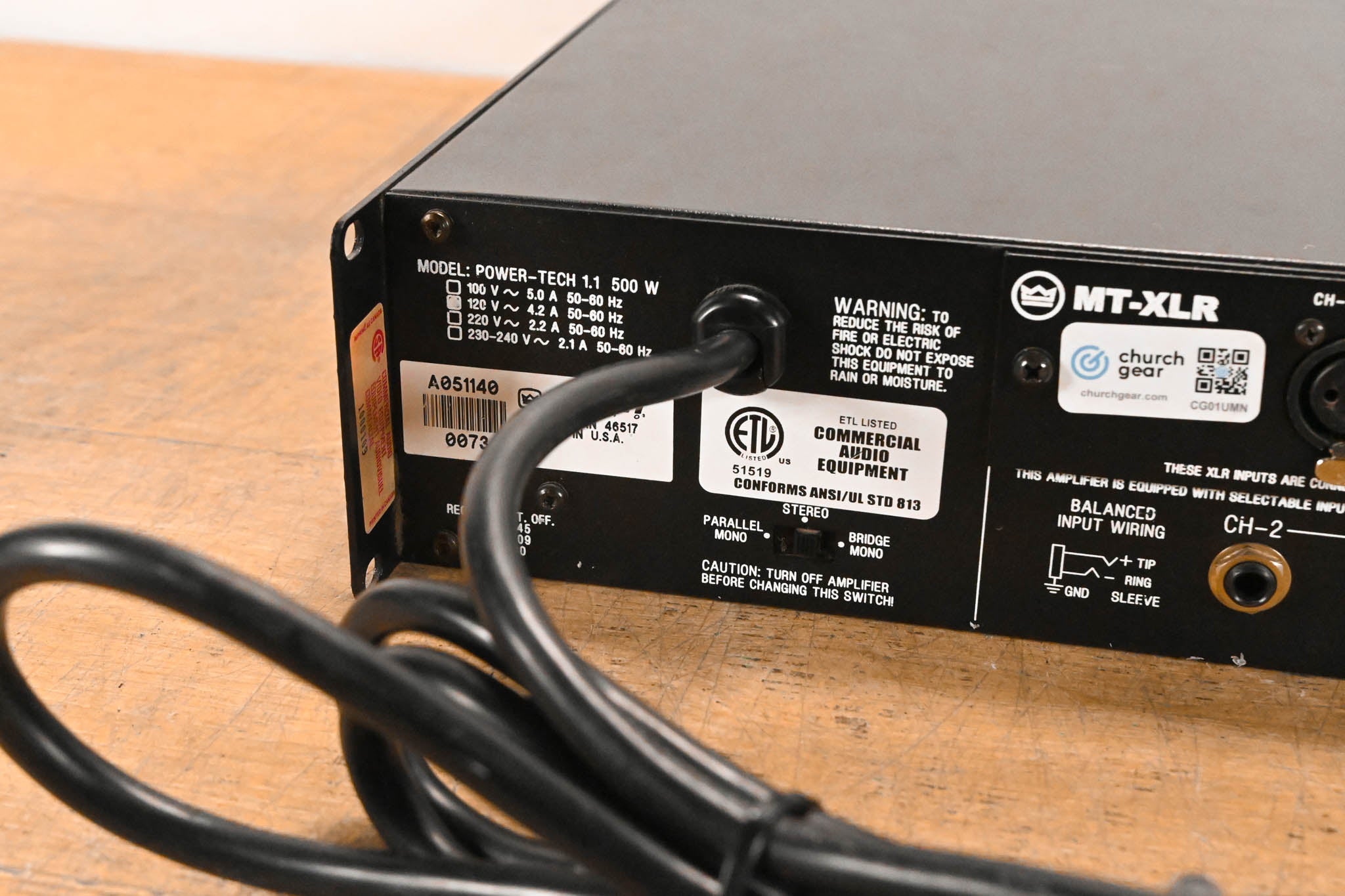 Crown Power-Tech 1.1 2-Channel Power Amp