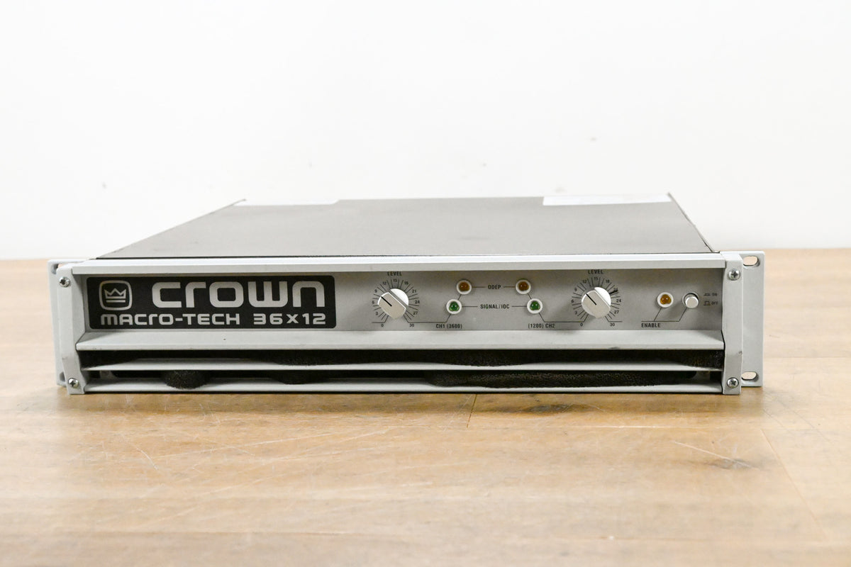Crown Macro-Tech 36x12 2-Channel Power Amplifier
