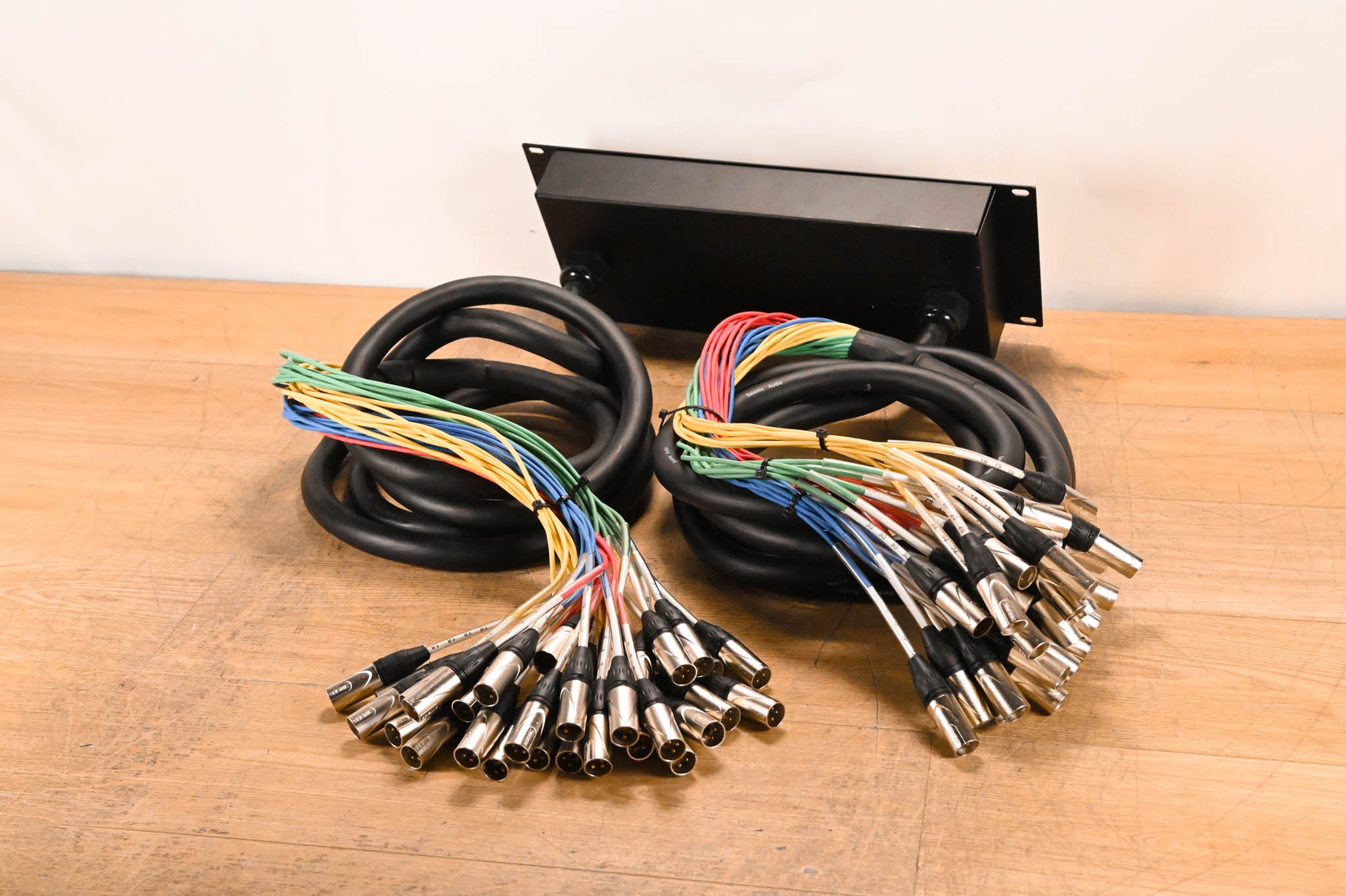 Seismic Audio SARMSS-32x1515 - 32-CH XLR TRS Combo Splitter Snake Cable