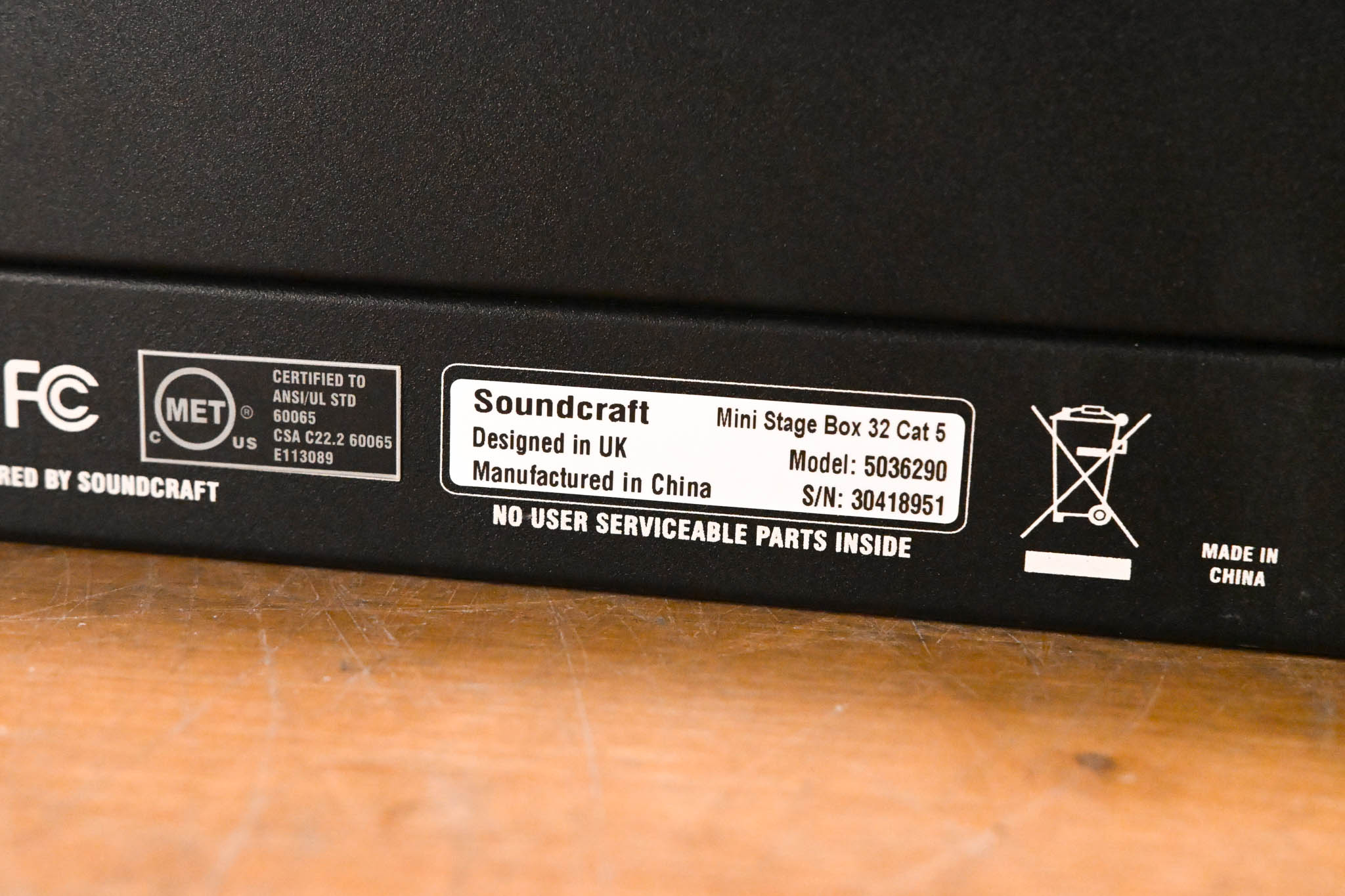 Soundcraft Mini Stagebox 32 Cat 5 32-Ch. Digital Stagebox with MADI Card