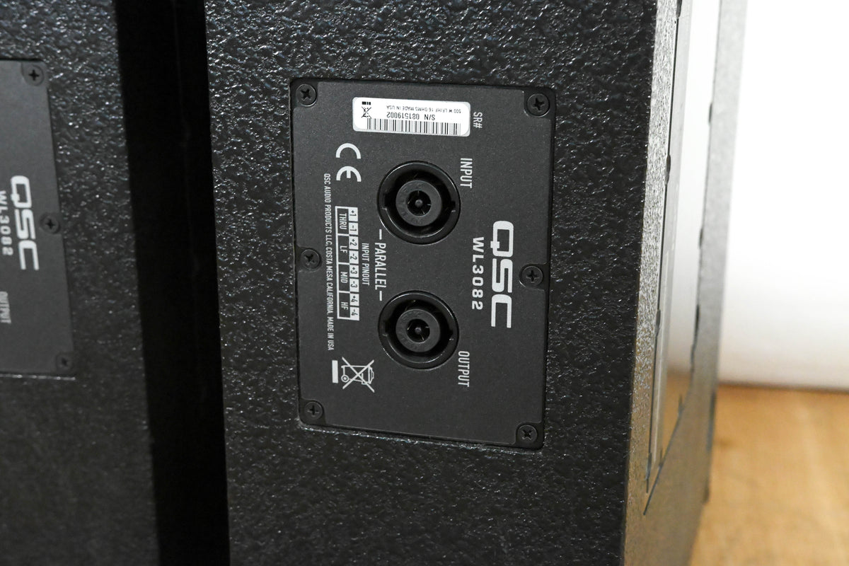 QSC WL3082 WideLine-8 3-Way Line Array Loudspeaker (PAIR)