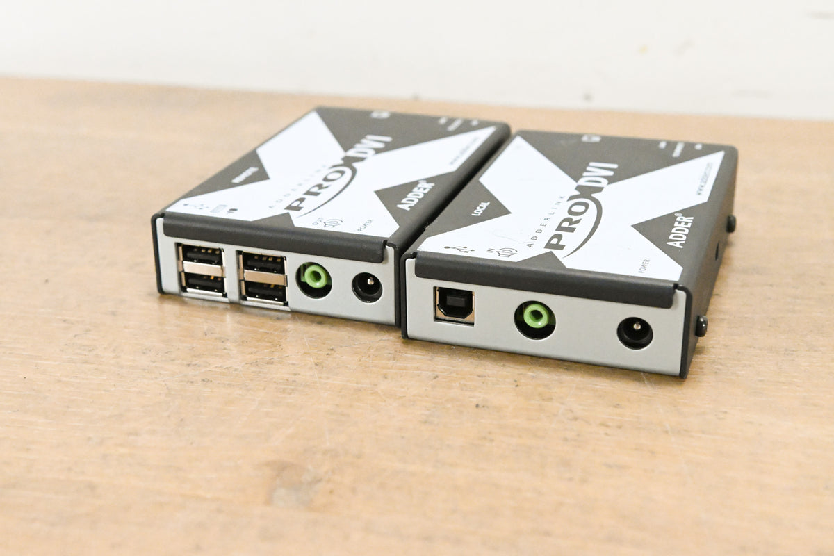 Adder AdderLink X-DVIPRO Single Link DVI/USB Extender (NO POWER SUPPLY)