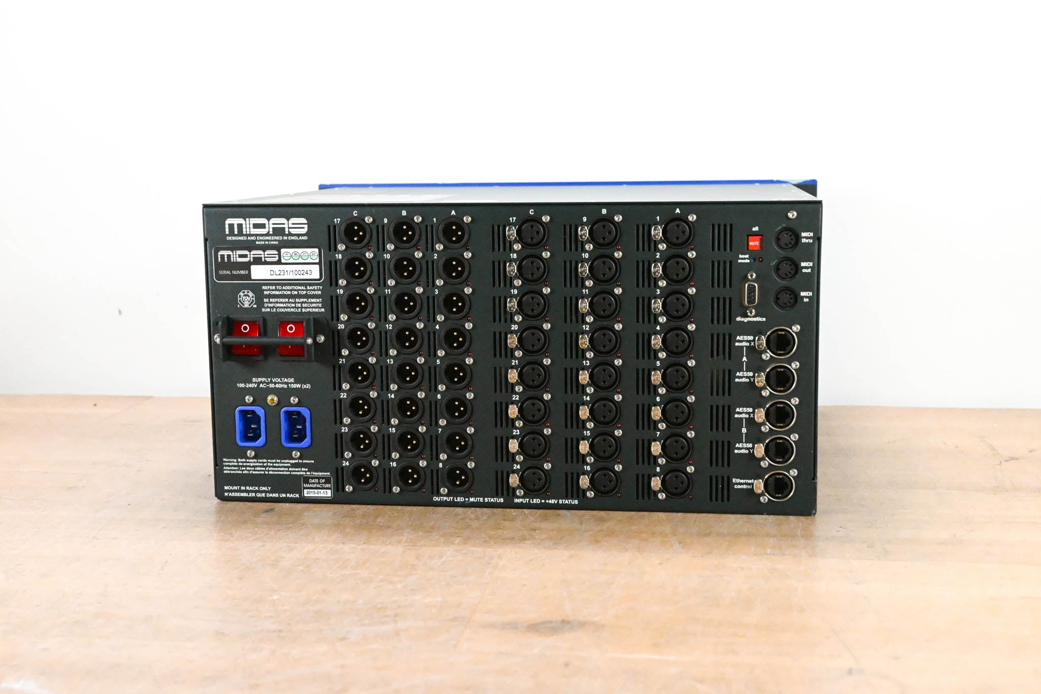 Midas DL231 24x24 Active Microphone Splitter