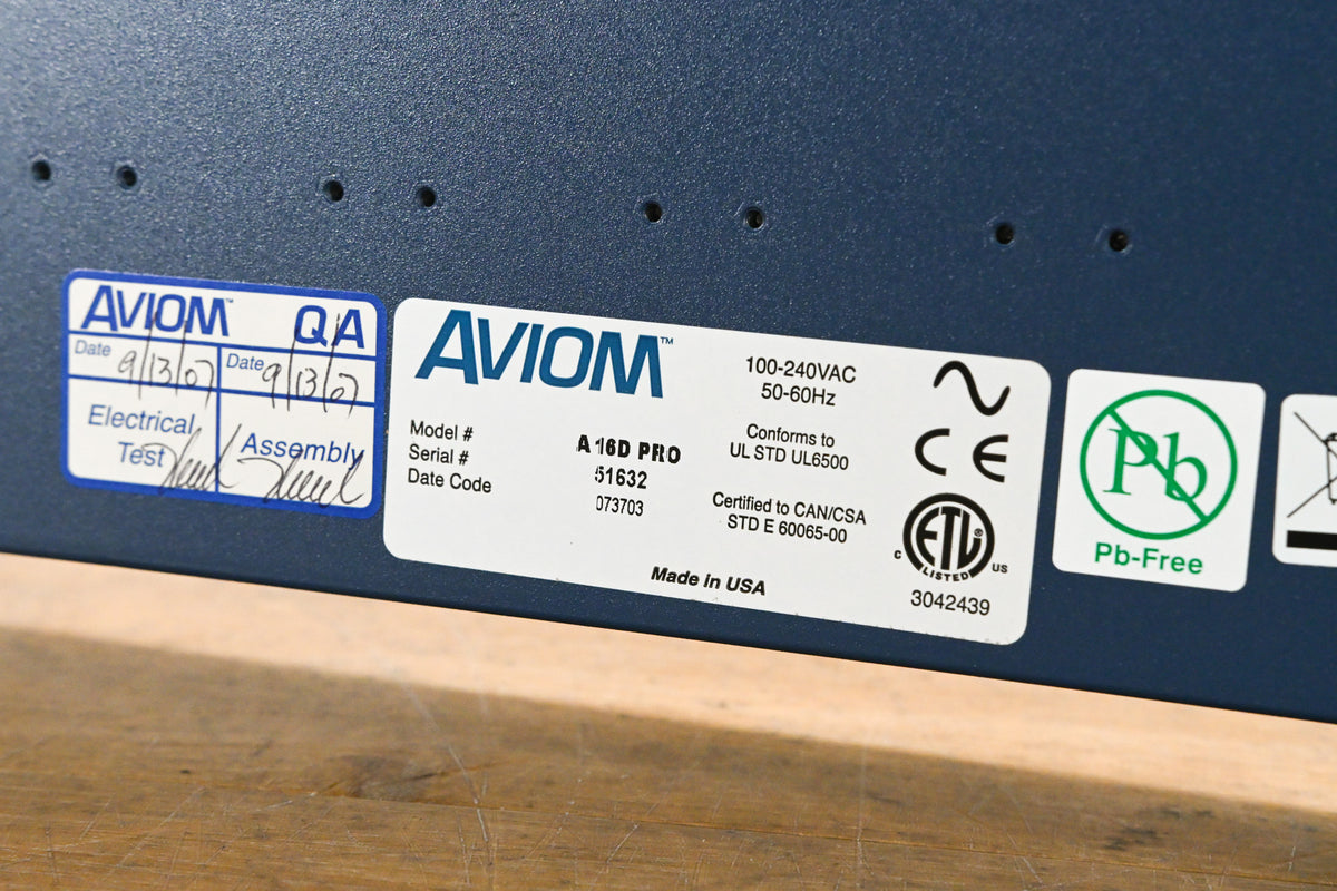 Aviom A-16D Pro A-Net Distributor