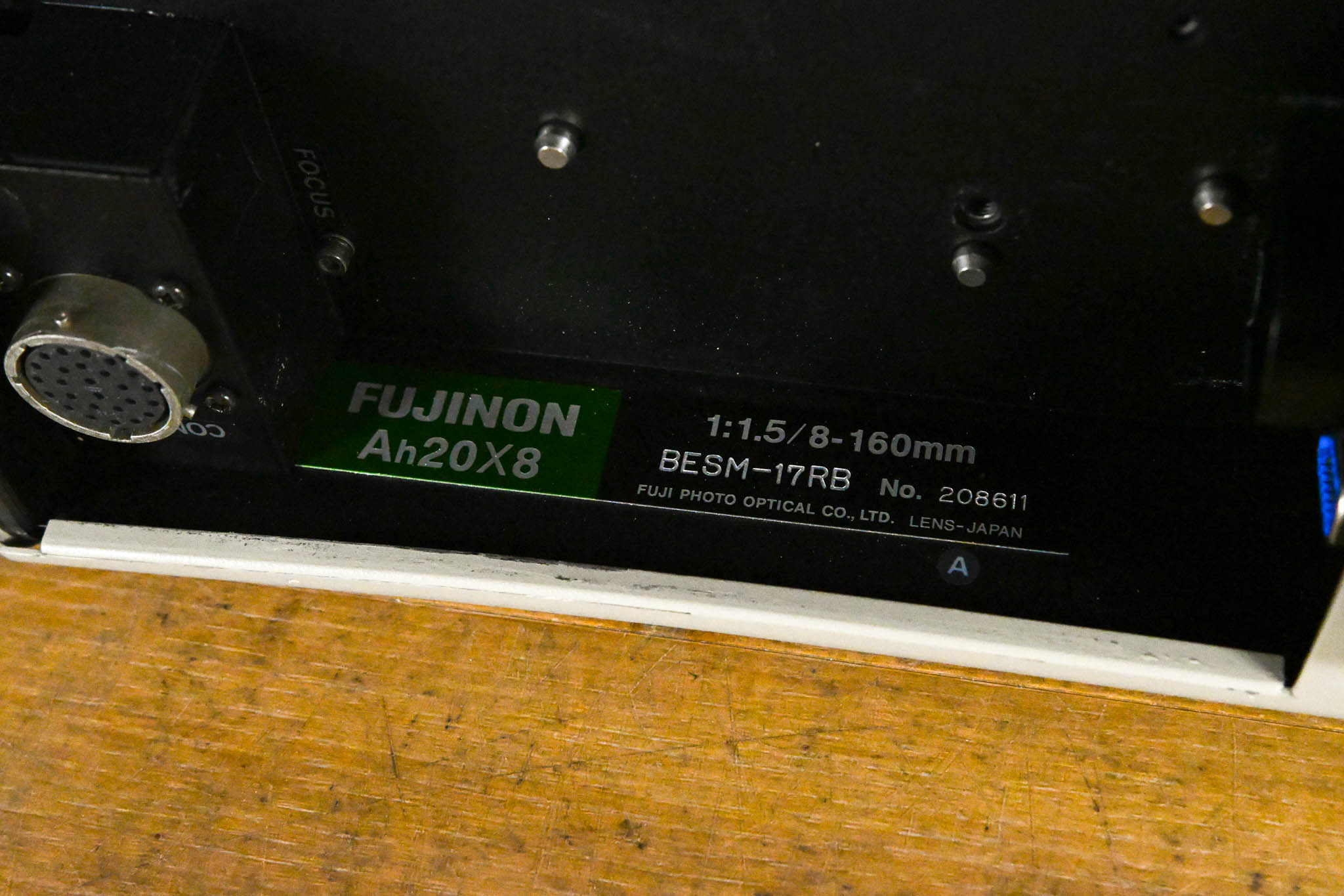 Fujinon Ah20x8 BESM-17RB Broadcast Lens - 1:1.5/8-160mm (NO SERVOS)