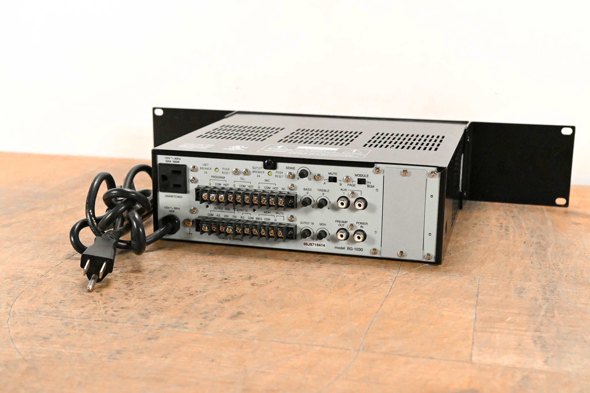 TOA BG-1030 5-Channel Mixer/Amplifer