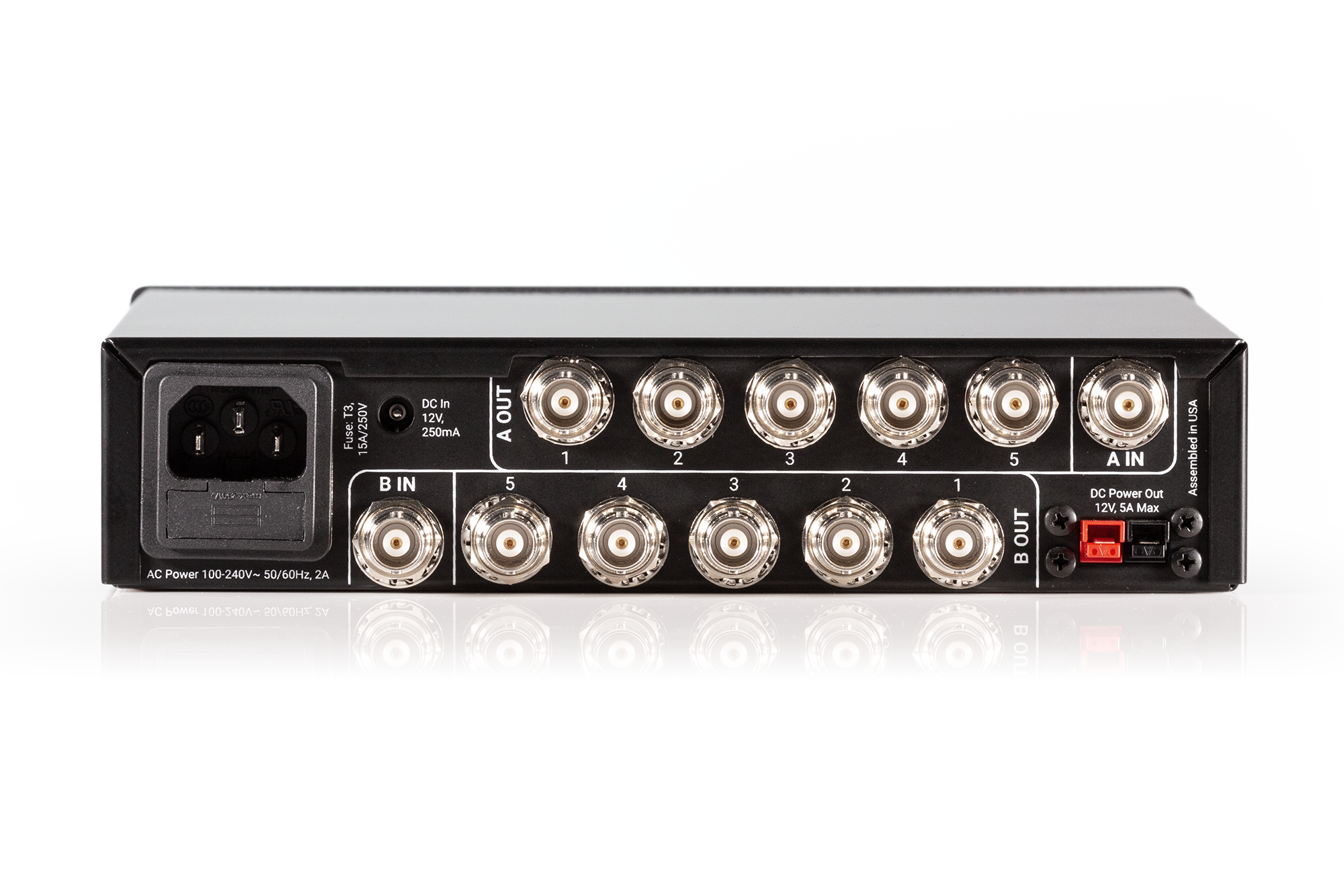 DISTRO5 HDR (5) Channel Antenna Distribution System for Wireless Microphones