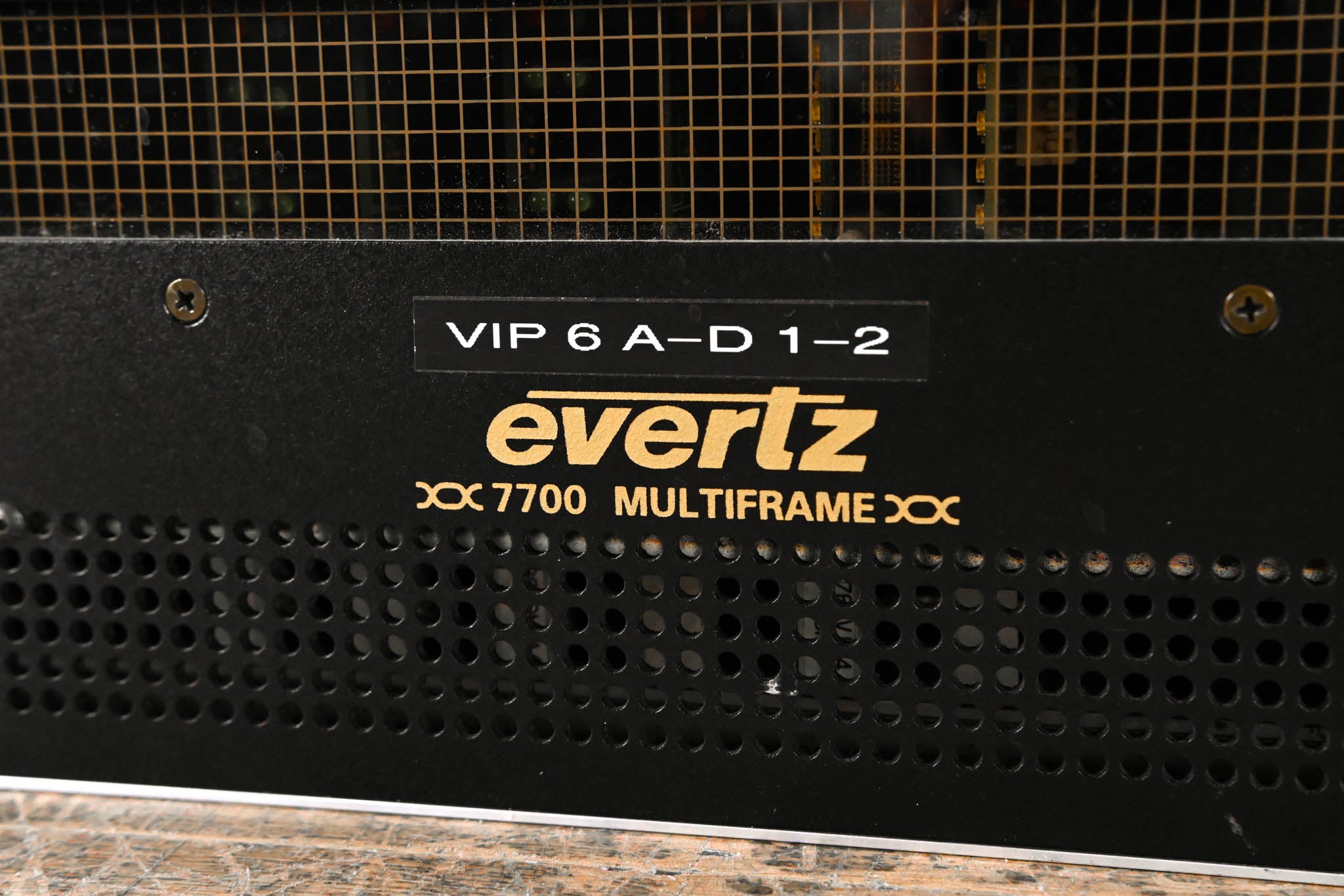 Evertz 7700FR-C Multiframe Chassis with Cards CG00423