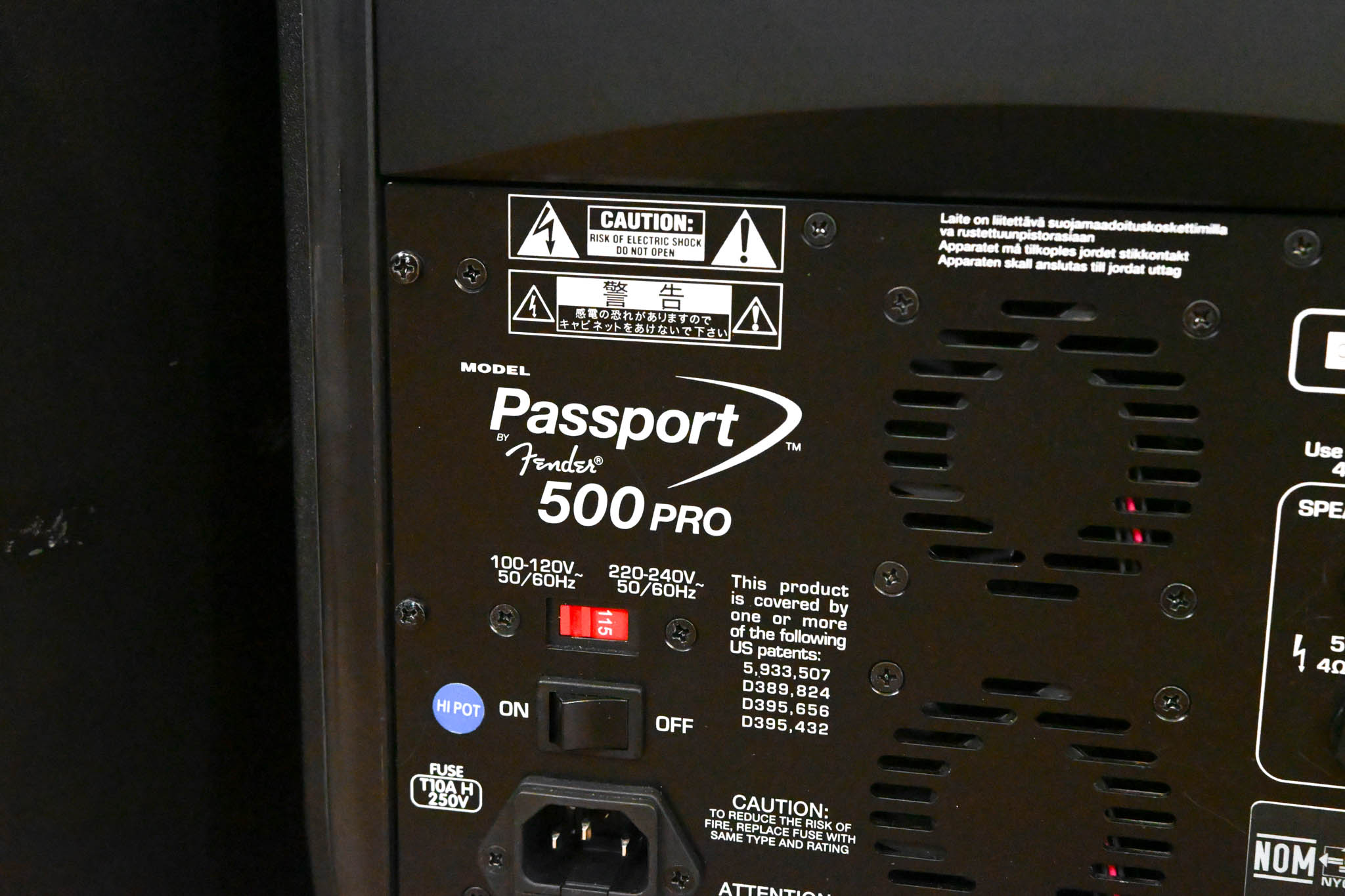 Fender Passport 500 Pro 500W 8-Channel Portable PA System