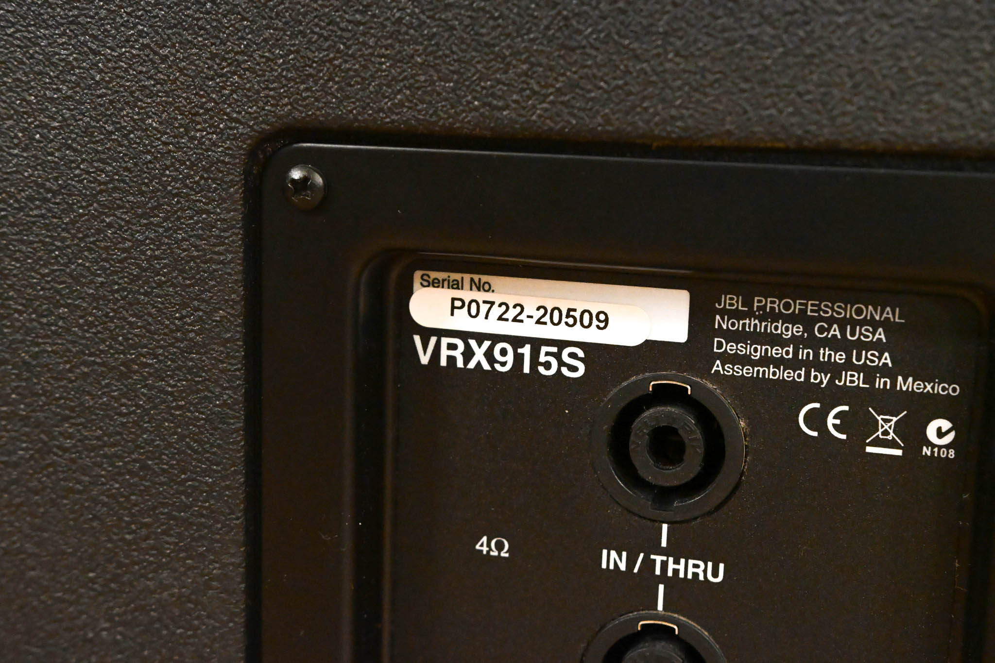 JBL VRX915S 15" Bass Reflex Subwoofer