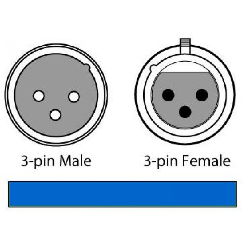 3-Pin 25' DMX Cable