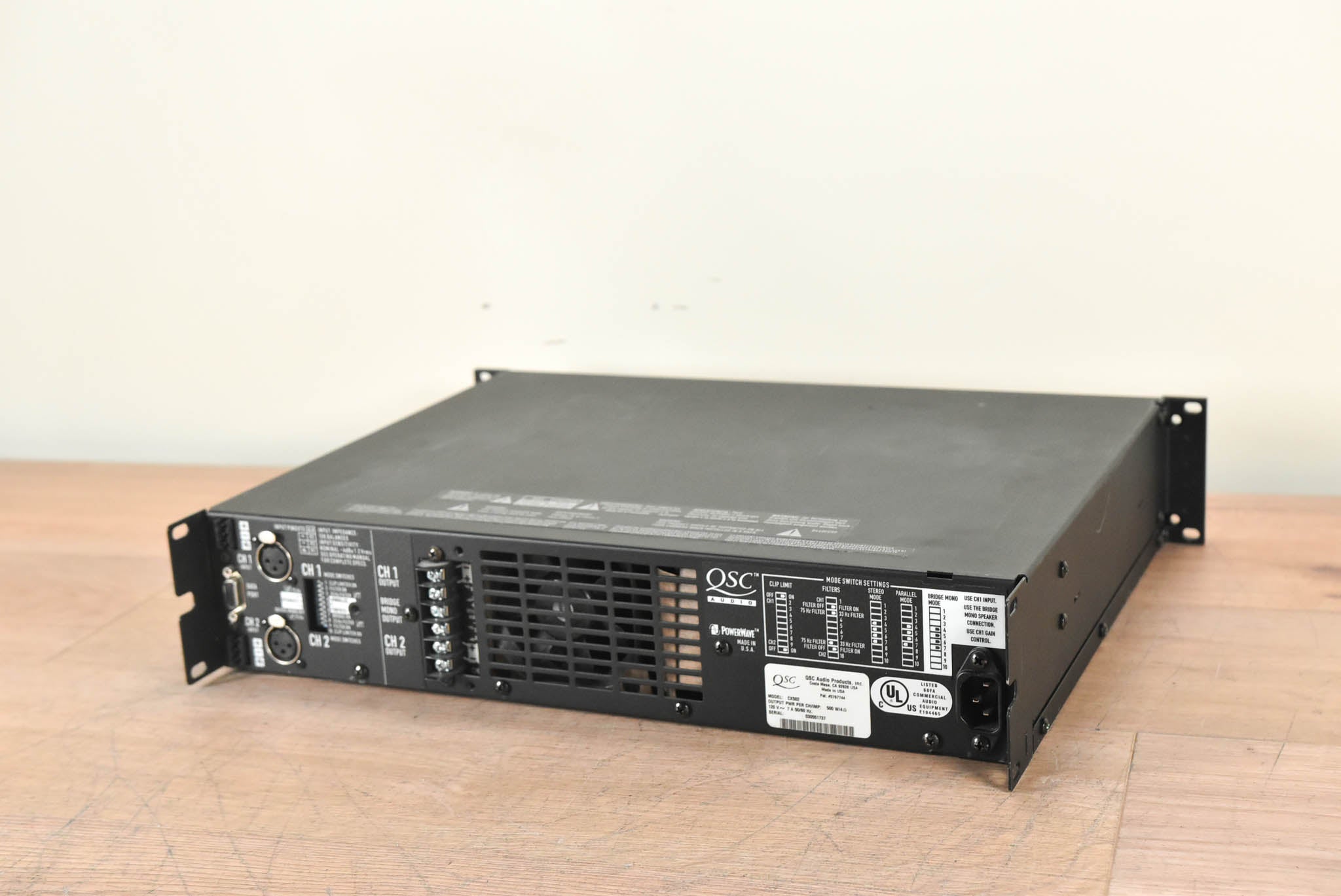 QSC CX502 2-Channel Power Amplifier