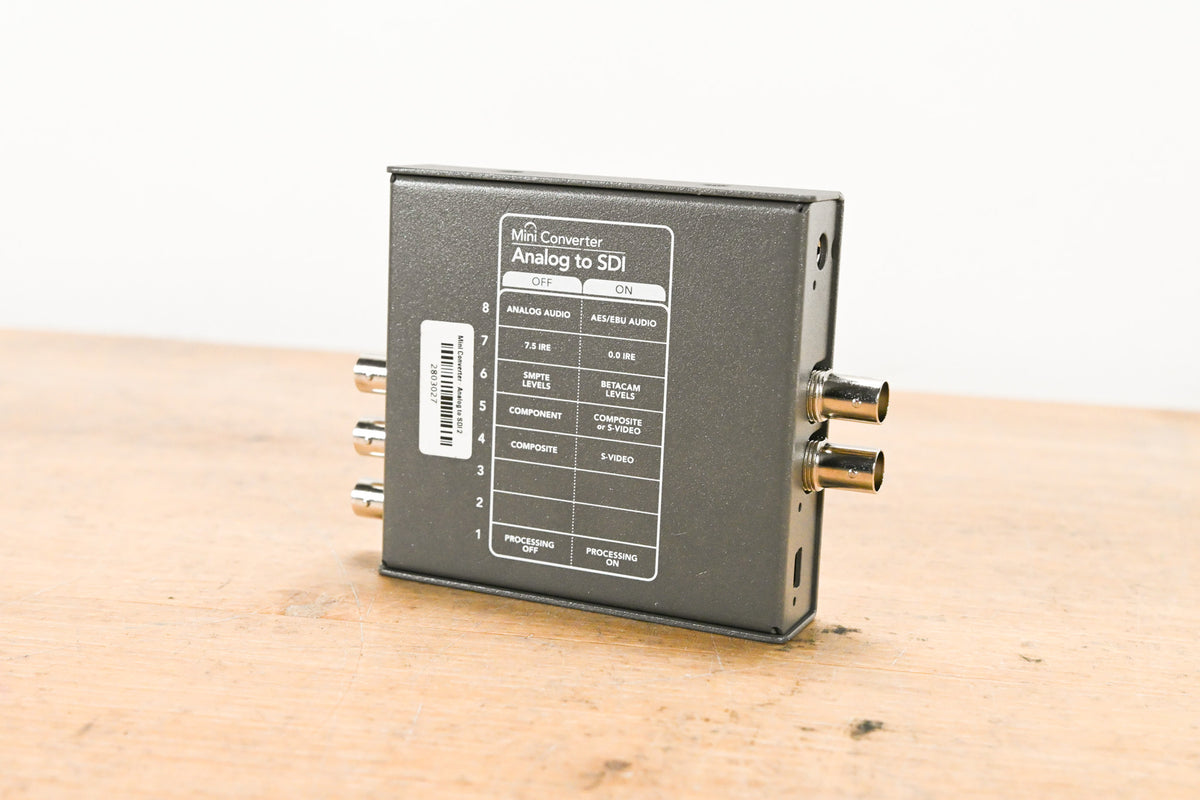 Blackmagic Design Mini Converter Analog to SDI (NO POWER SUPPLY)