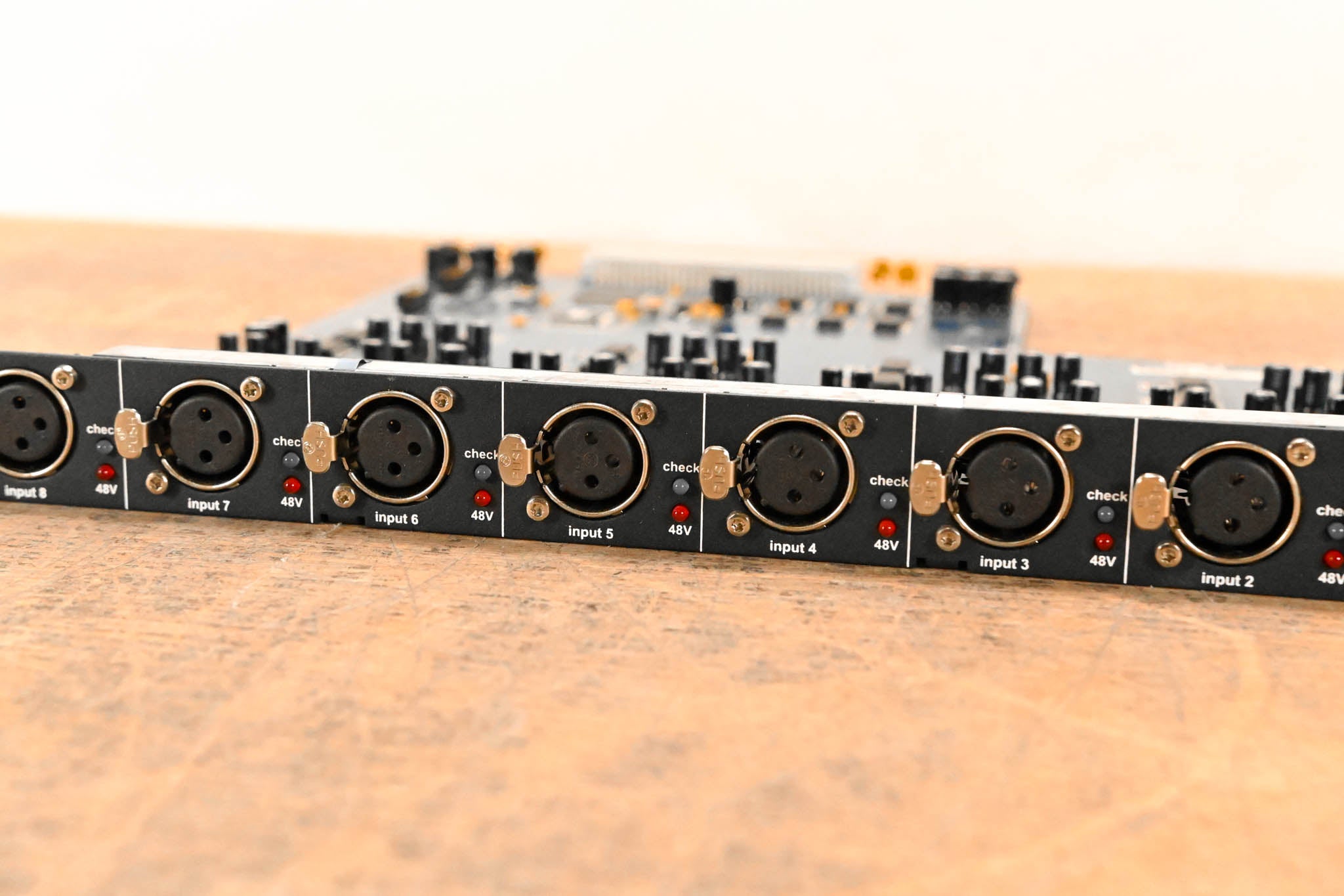 Midas DL441 8 Analog Mic/Line Input Card with Midas Microphone Preamps