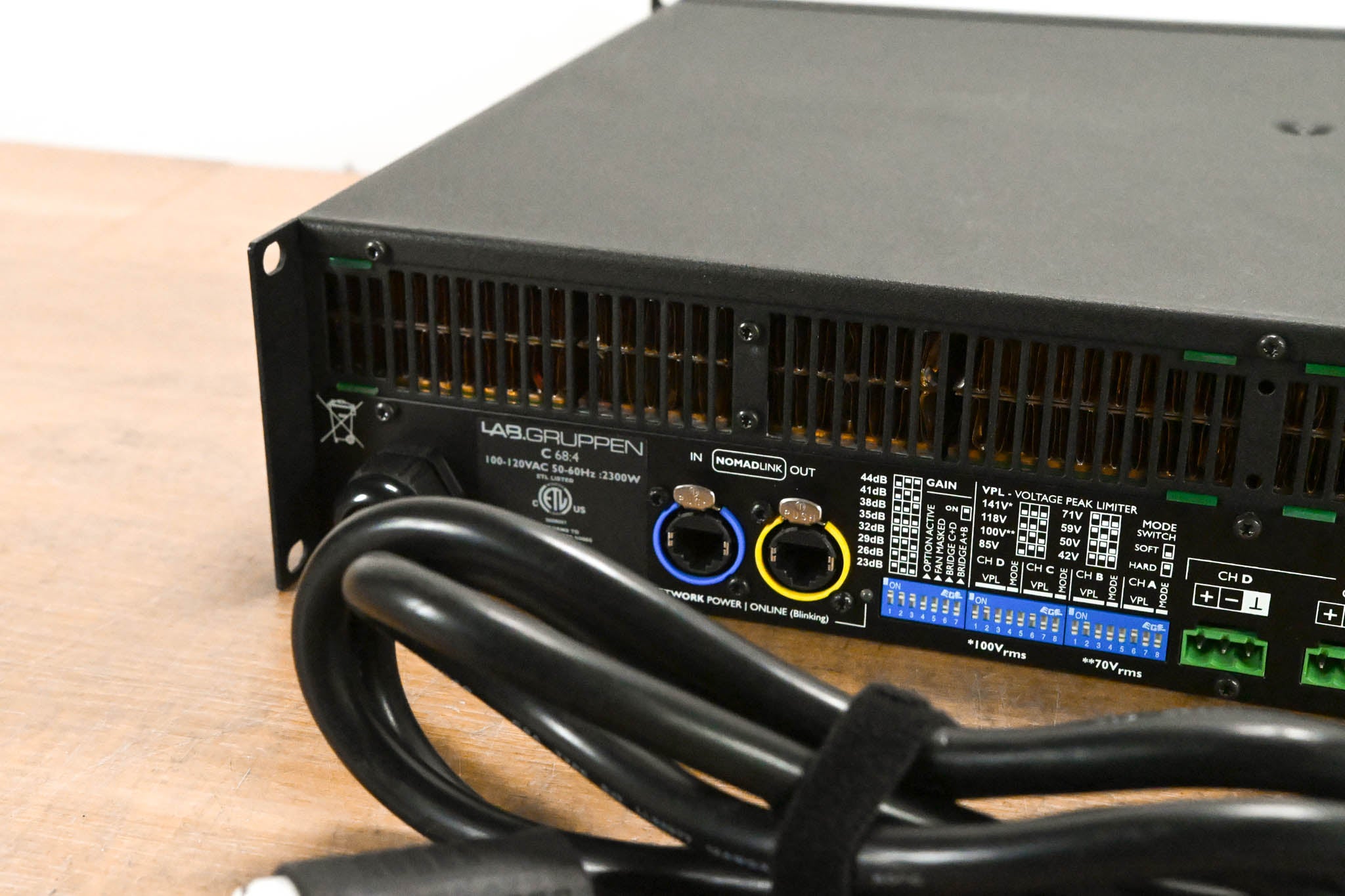 Lab Gruppen C 68:4 6800W Four-Channel Power Amplifier