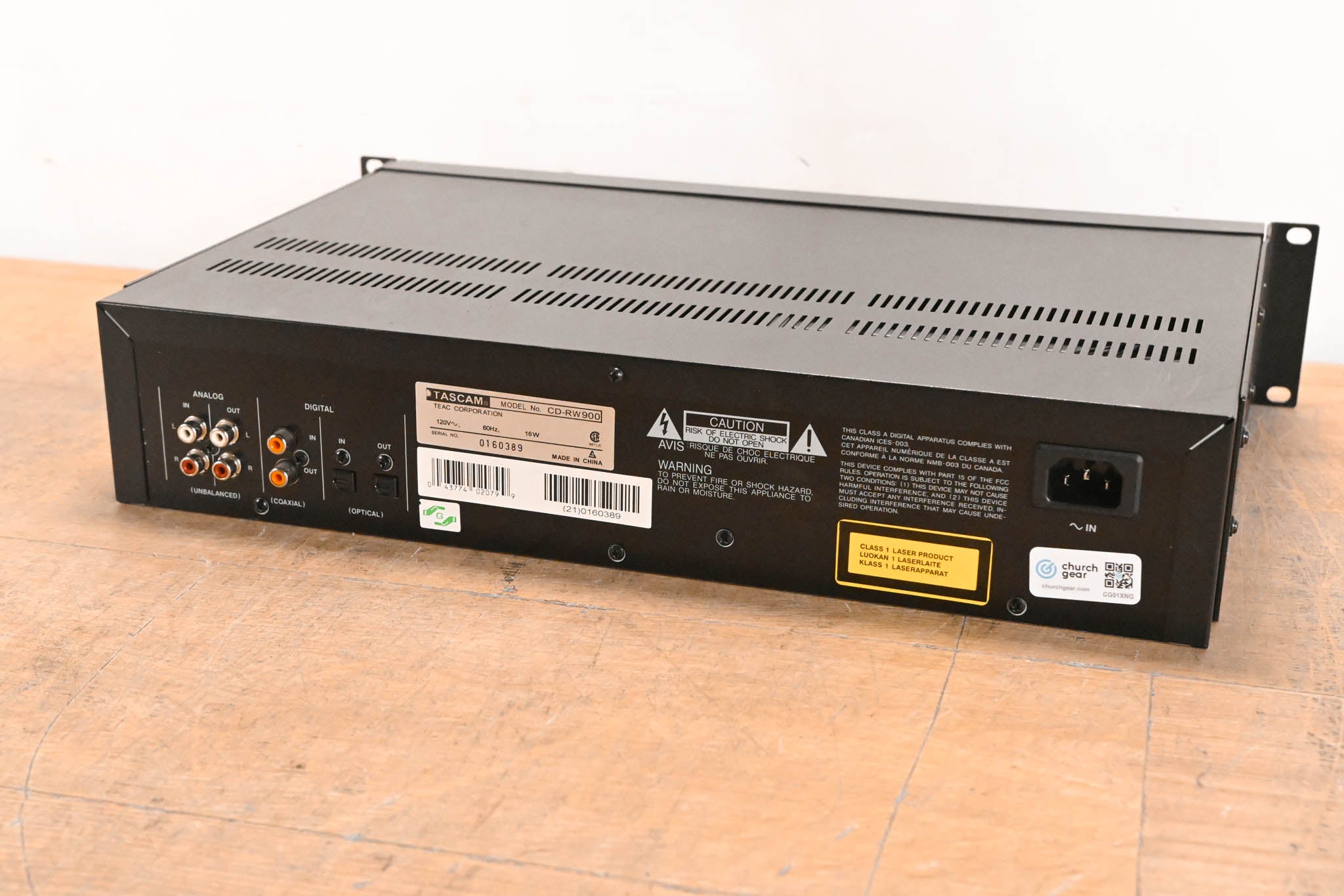 TASCAM CD-RW900 CD Rewritable Recorder