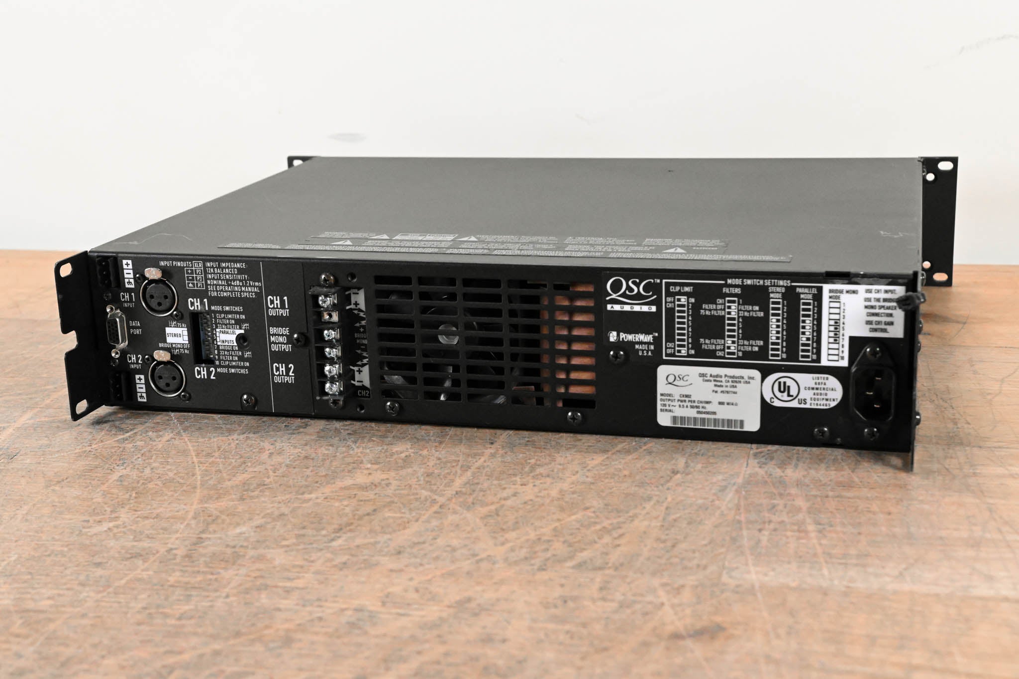 QSC CX902 2-Channel Power Amplifier