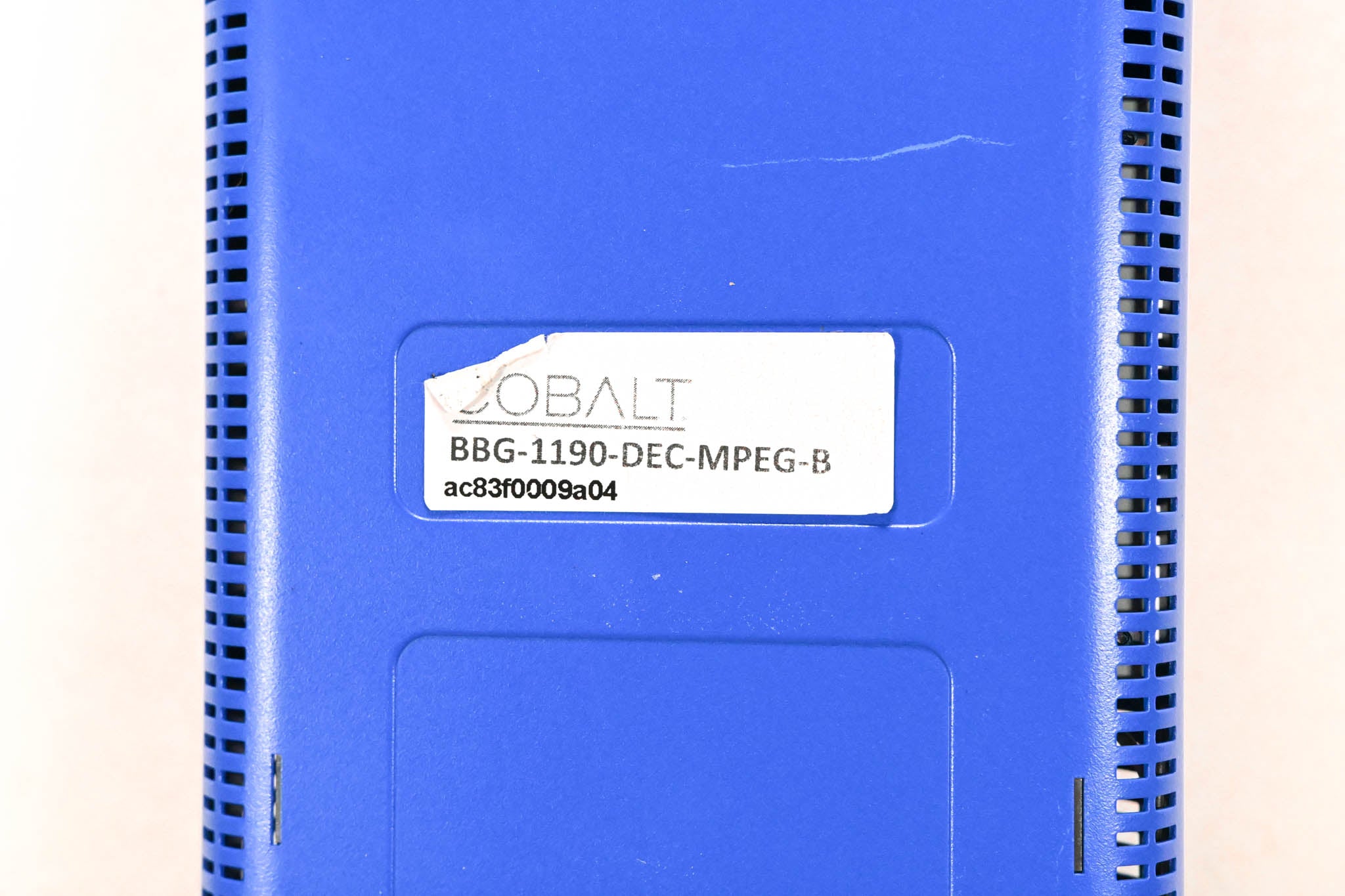 Cobalt BBG-1190-DEC-MPEG-B Broadcast Video Decoder