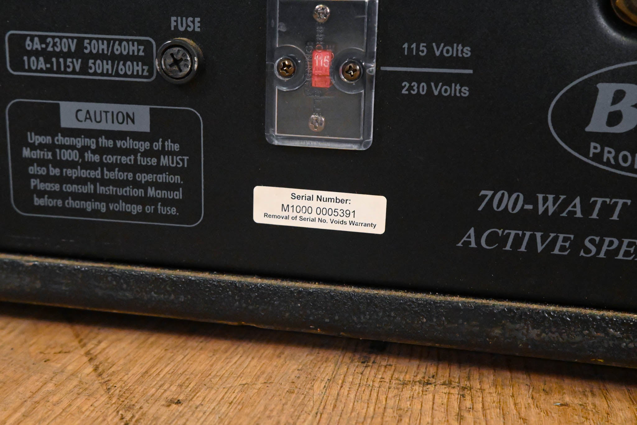 B-52 Matrix 1000 15" Active Subwoofer