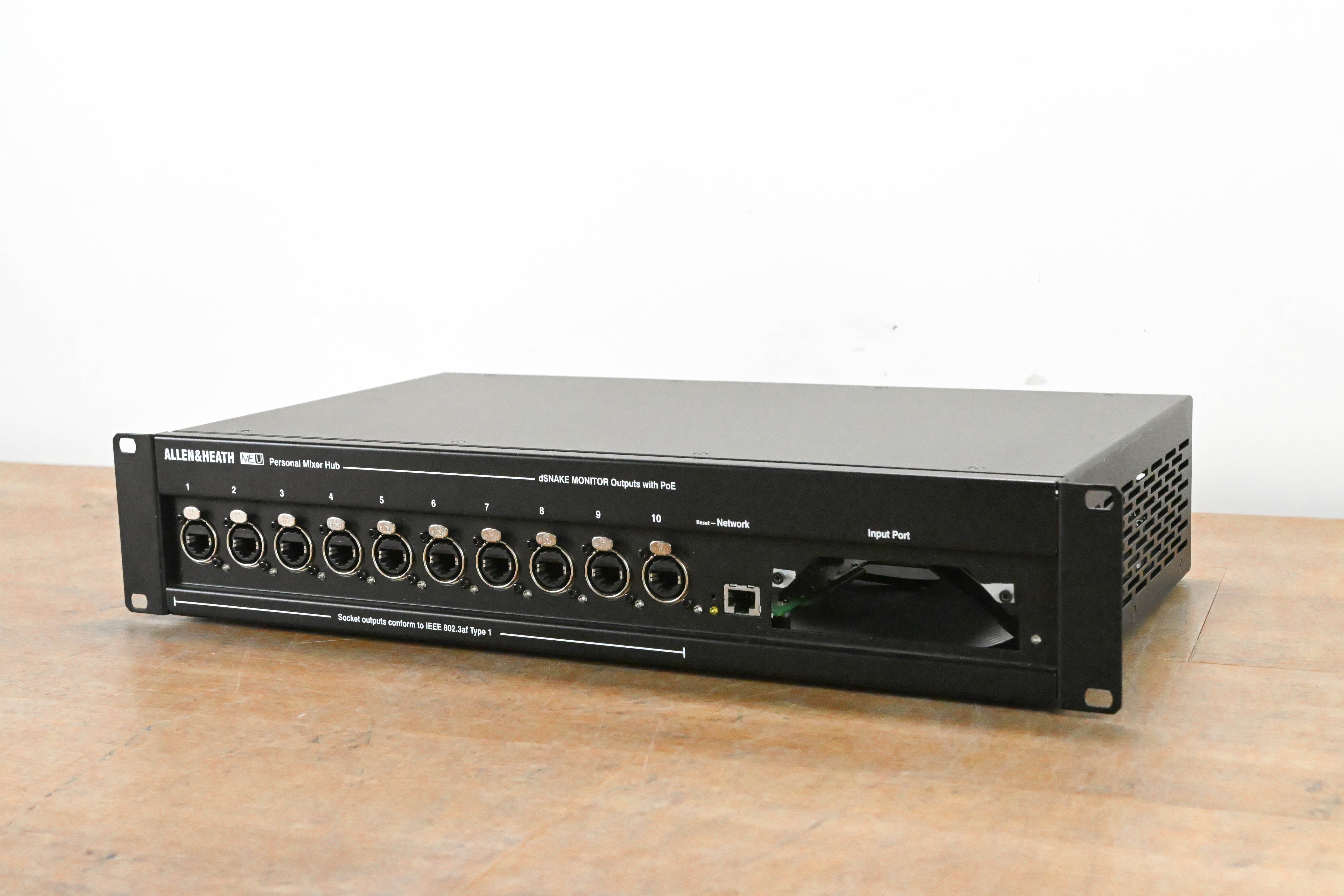 Allen & Heath ME-U 10-Port Monitor Hub for ME-1 Mixers (NO INPUT CARD)