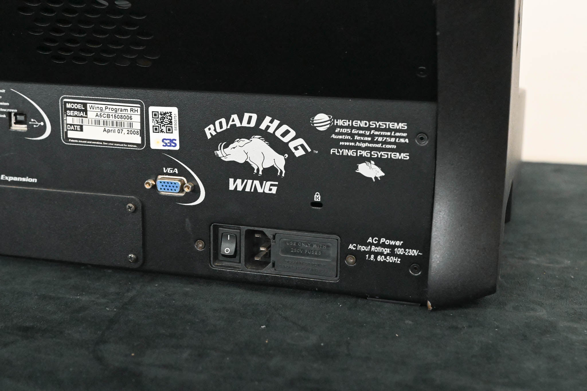 High End Systems Road Hog Program Wing RH for Road Hog Consoles