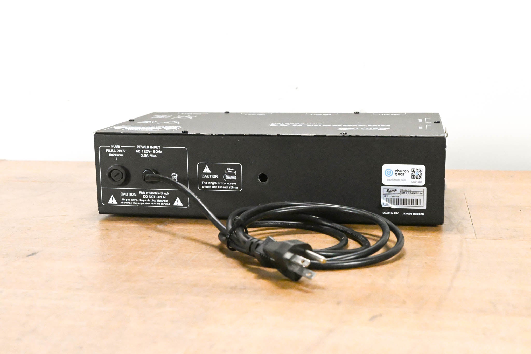 Elation DMX-Branch/4 4-Way 3-pin and 5-pin DMX Distributor