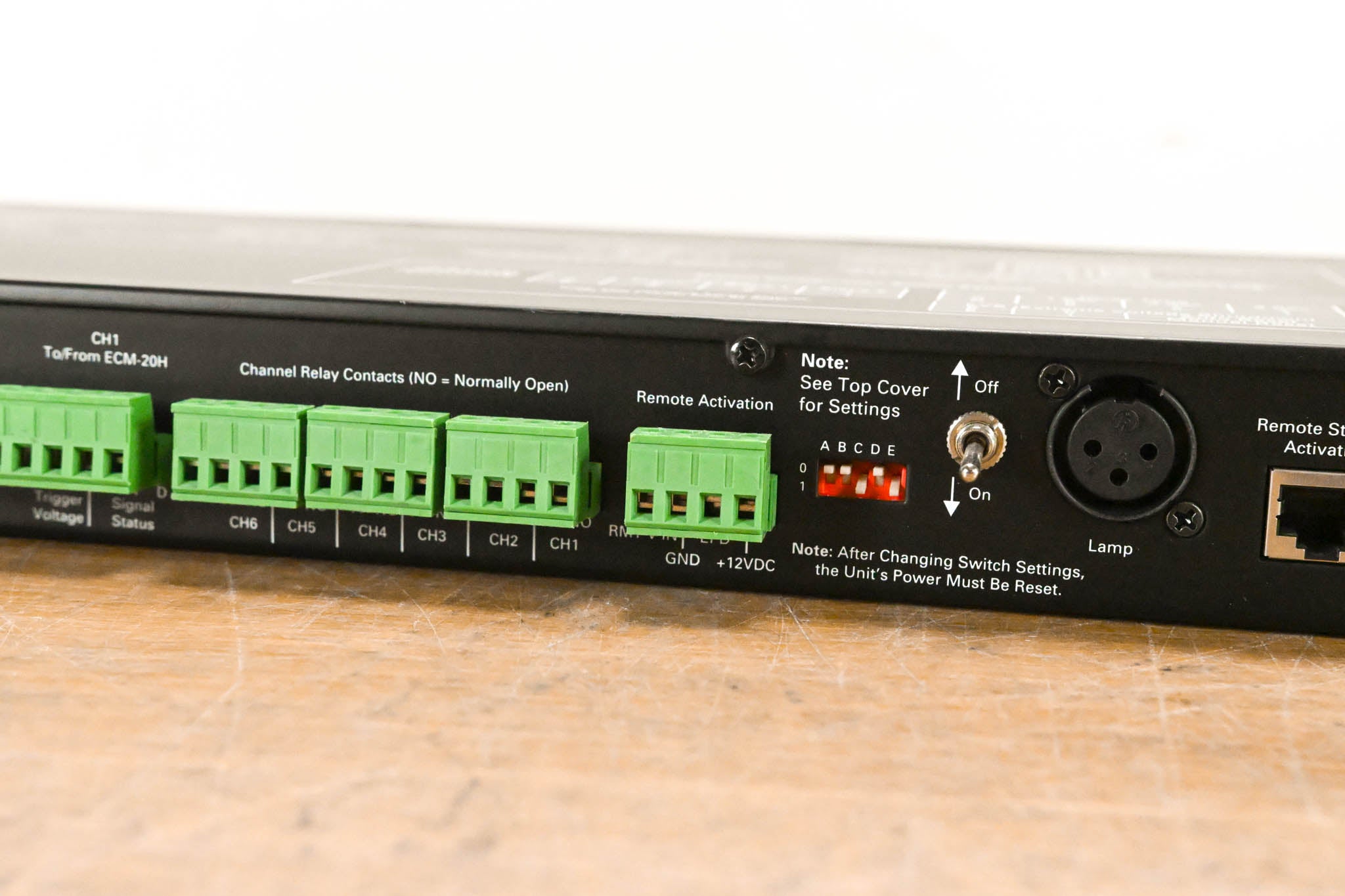 Atlas Sound ECS-6RM AC Sequence Controller and Monitor (NO POWER SUPPLY)