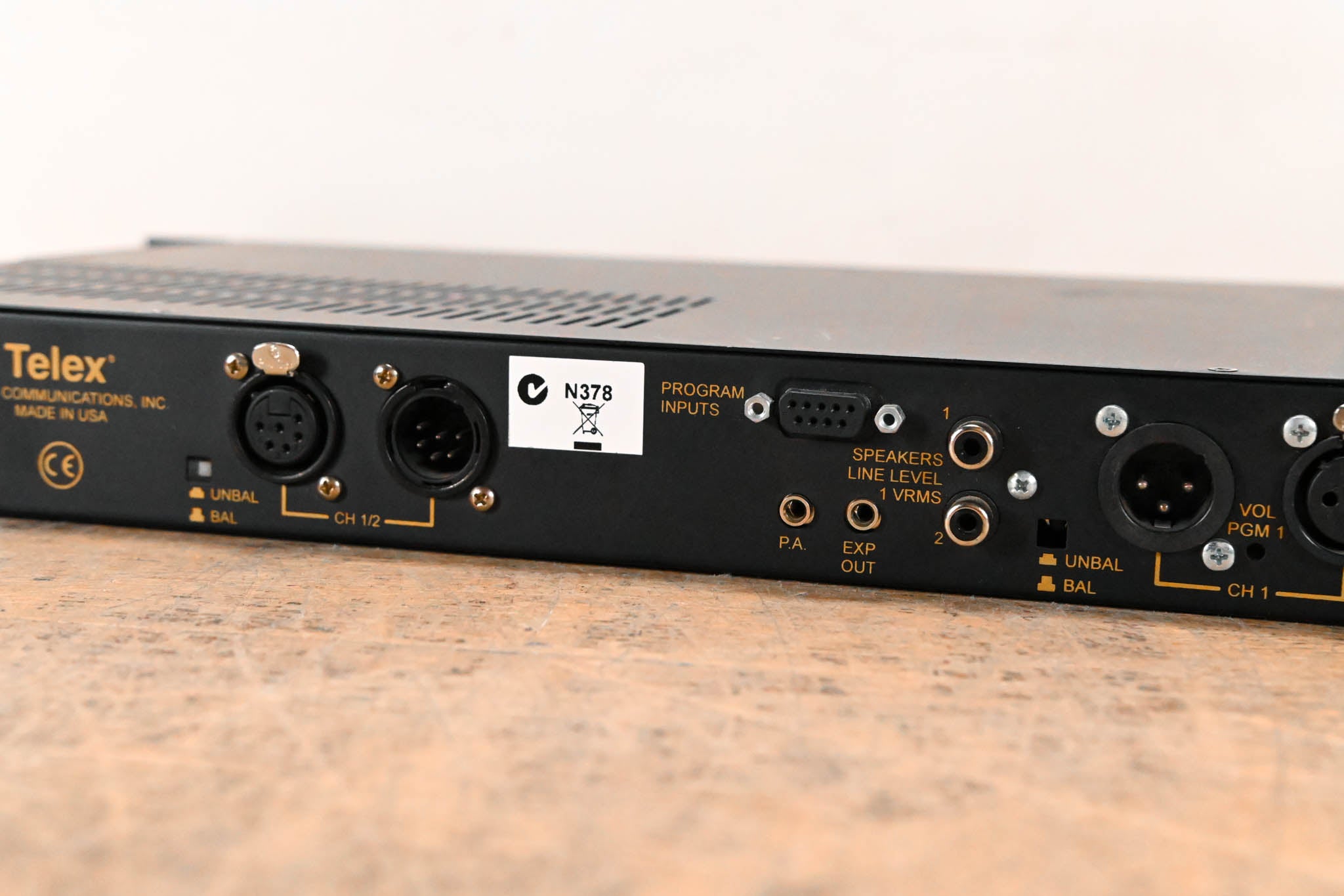 Telex MS-2002 2-Channel Master Station and Power Supply